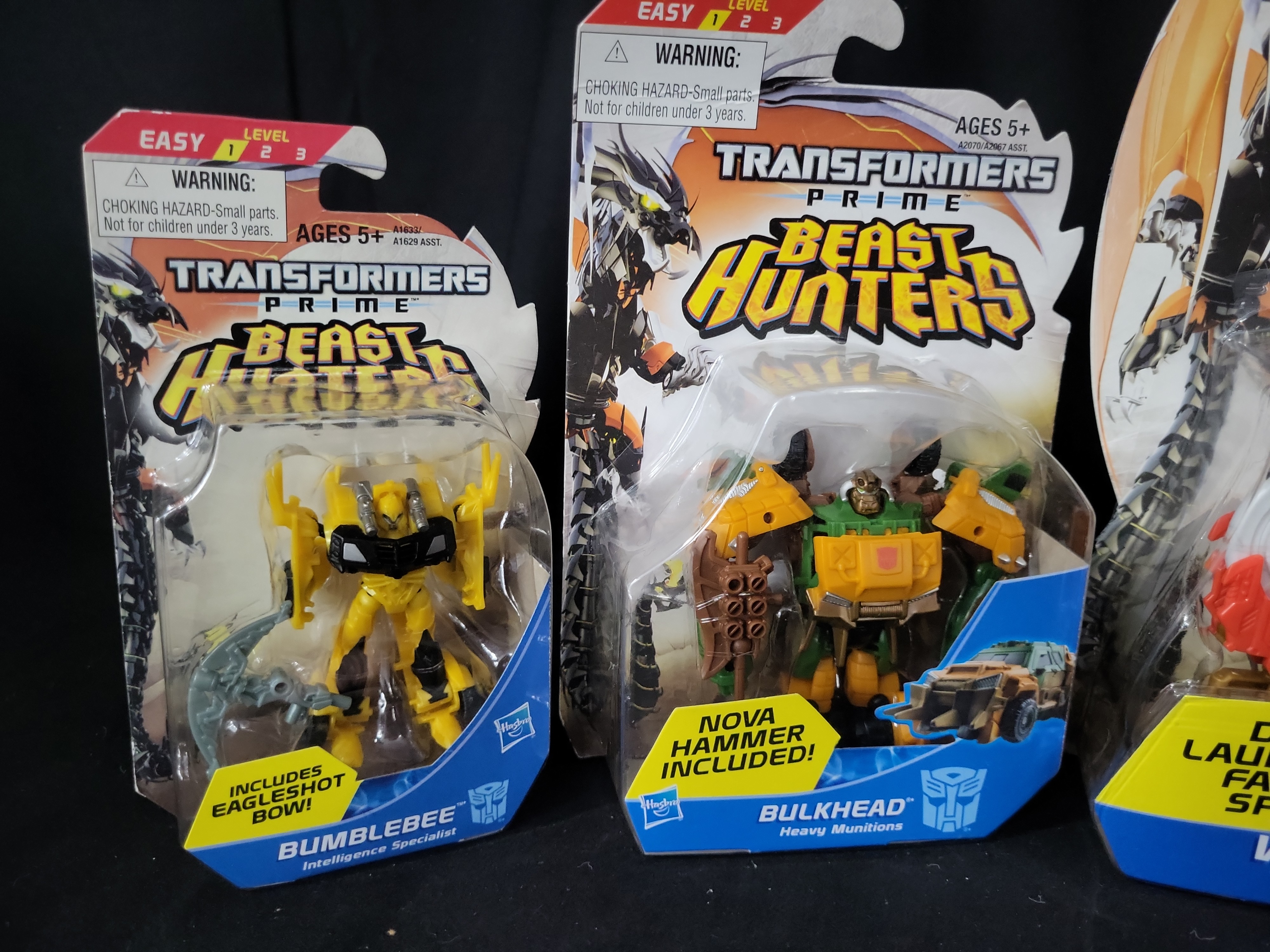 I03549 | Five Transformers Prime Beast Hunters Action Figures by Hasbro