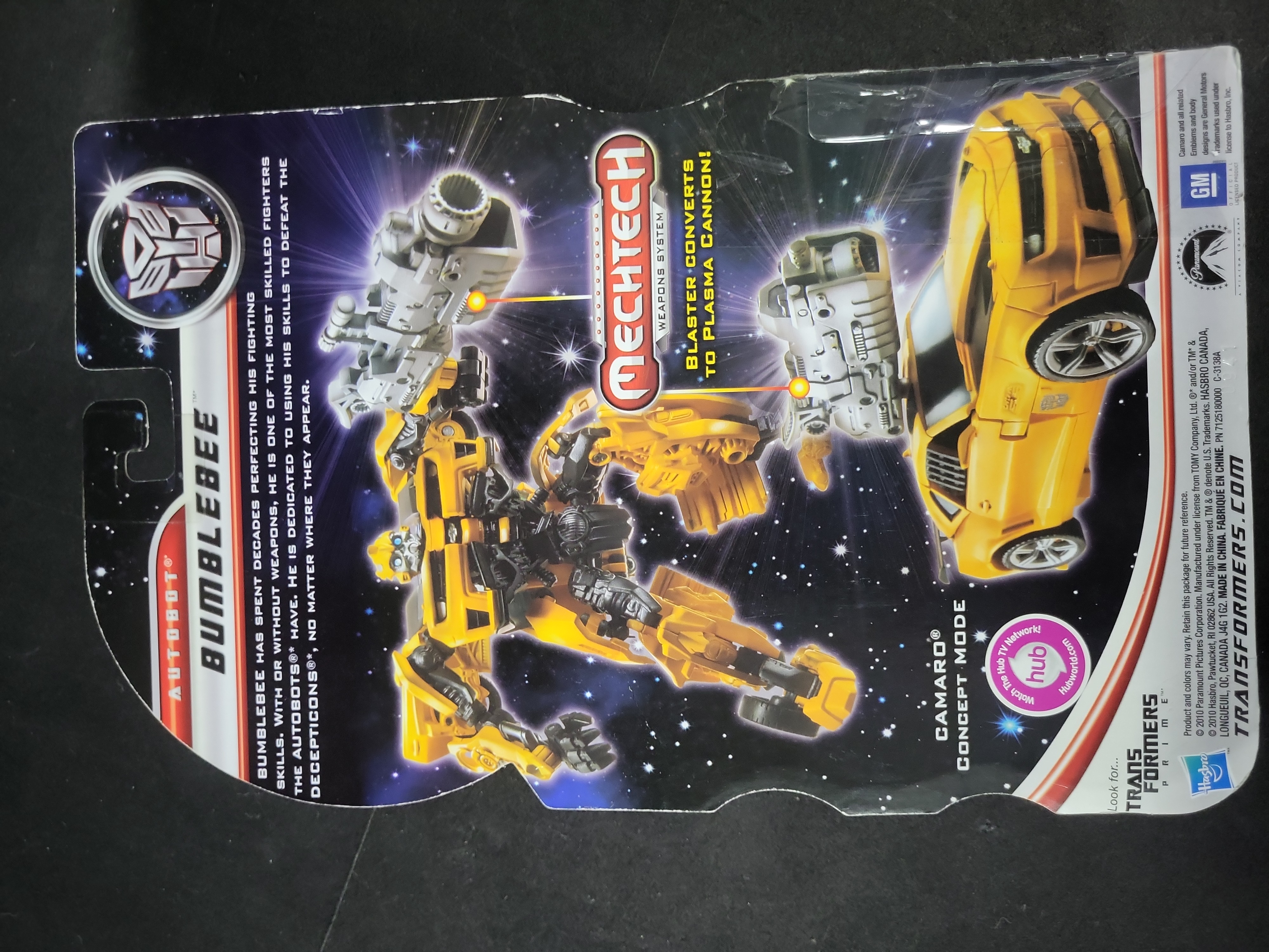 I03537 | Three Hasbro Transformers Dark of the Moon MechTech Deluxe Class Action Figures