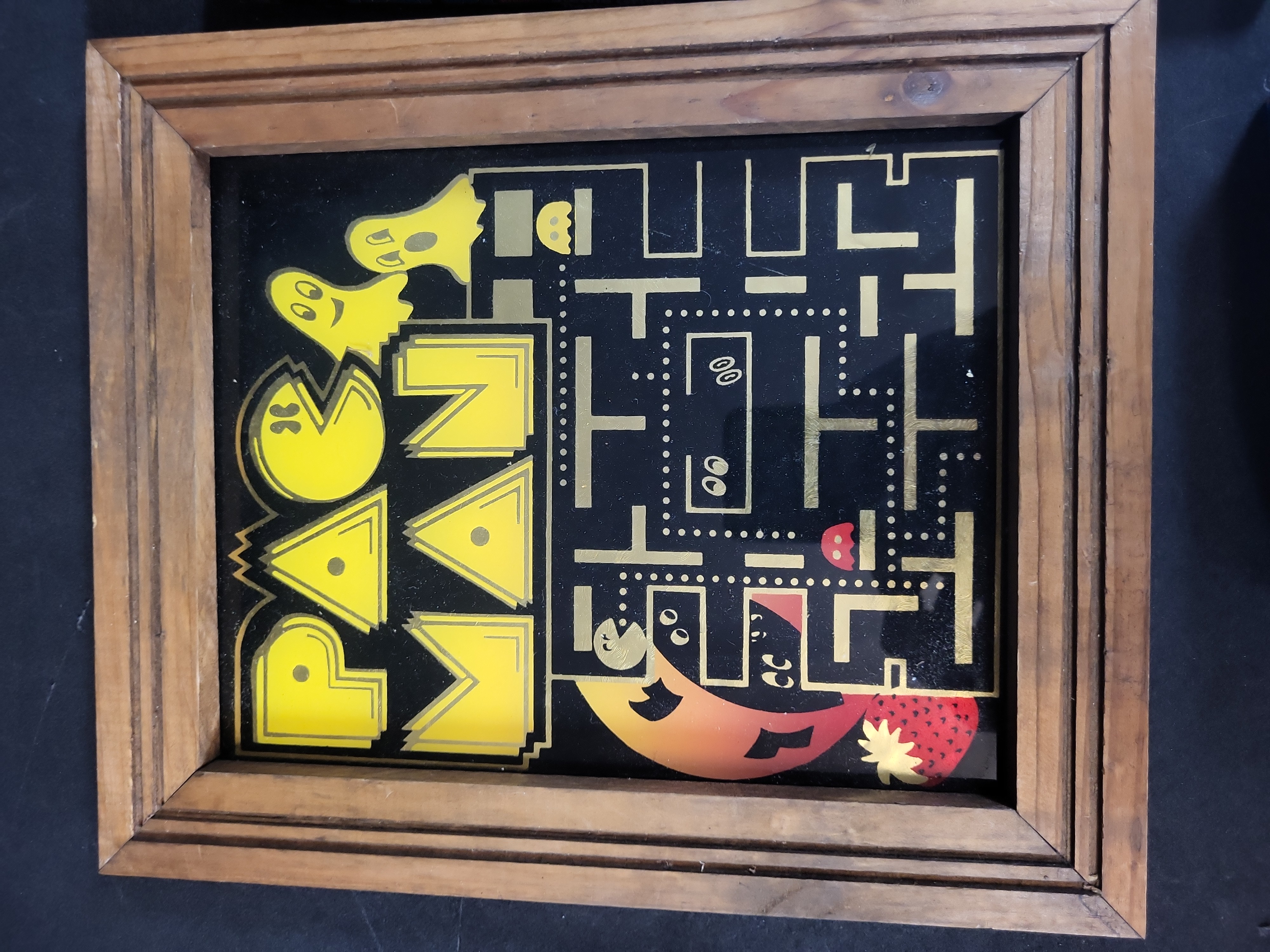 I03660 | A Collection of Vintage Pop Culture Memorabilia and Media Including Topps Tat-Toons and Pac-Man Mirror