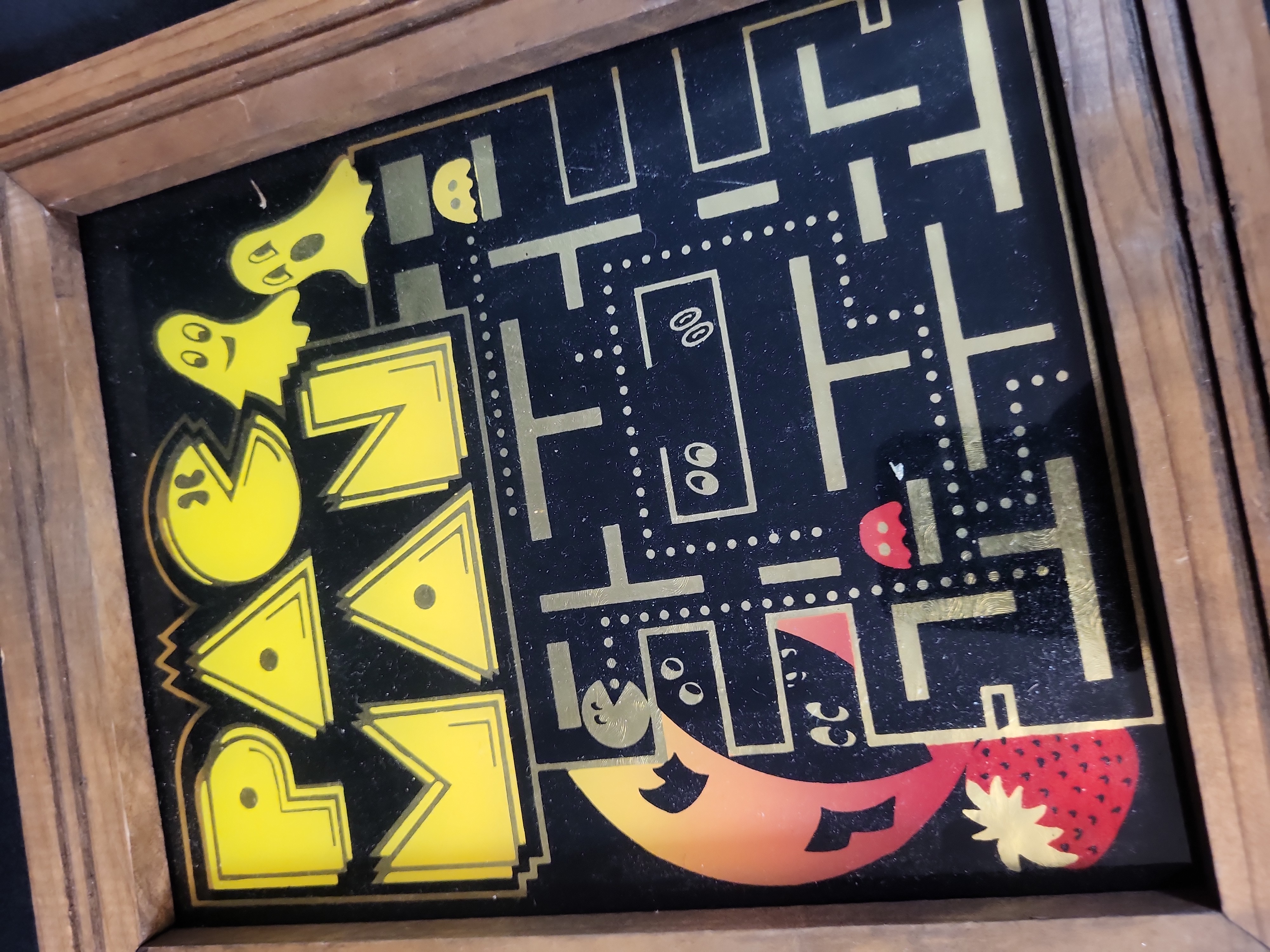 I03660 | A Collection of Vintage Pop Culture Memorabilia and Media Including Topps Tat-Toons and Pac-Man Mirror