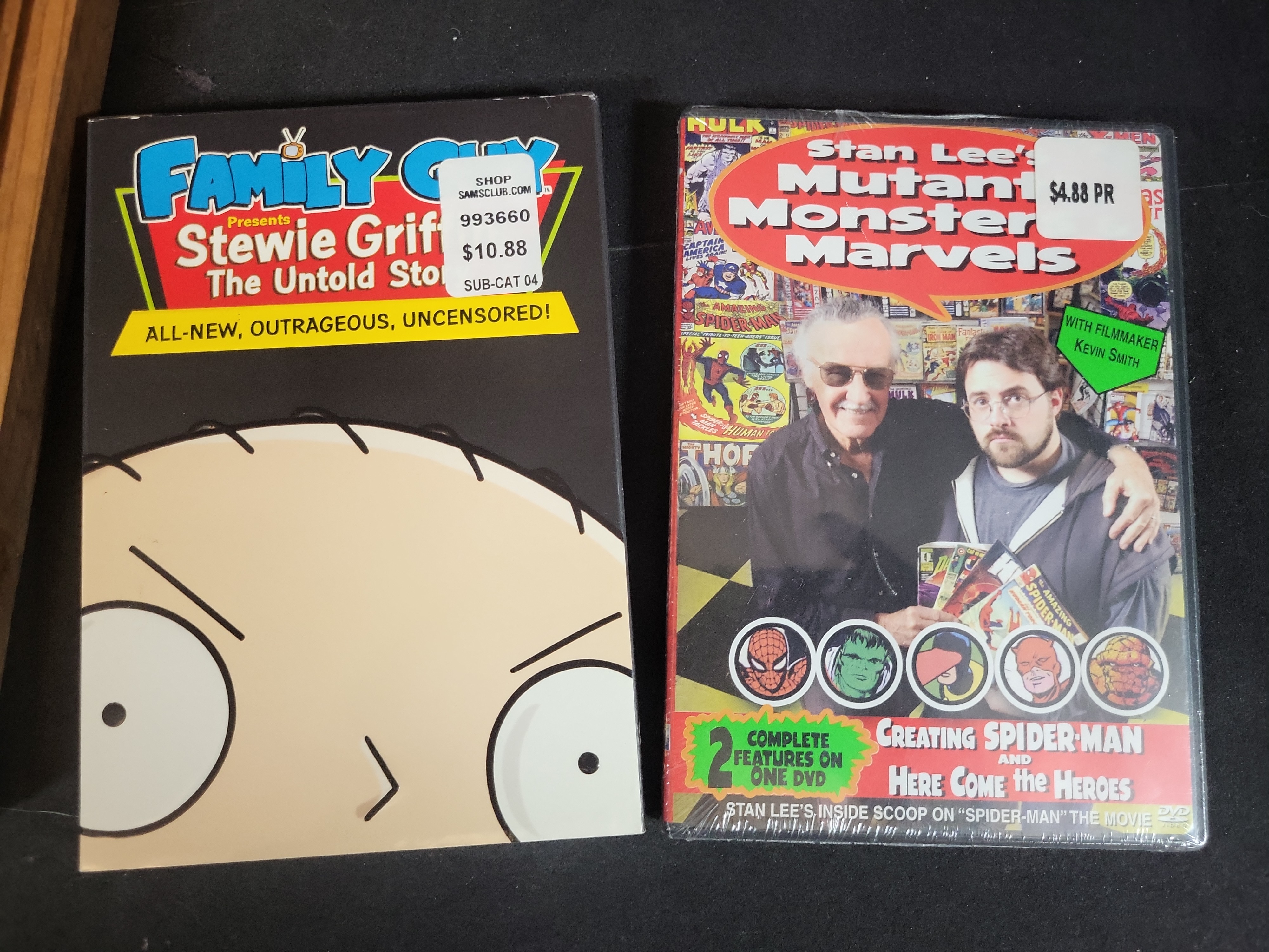 I03660 | A Collection of Vintage Pop Culture Memorabilia and Media Including Topps Tat-Toons and Pac-Man Mirror