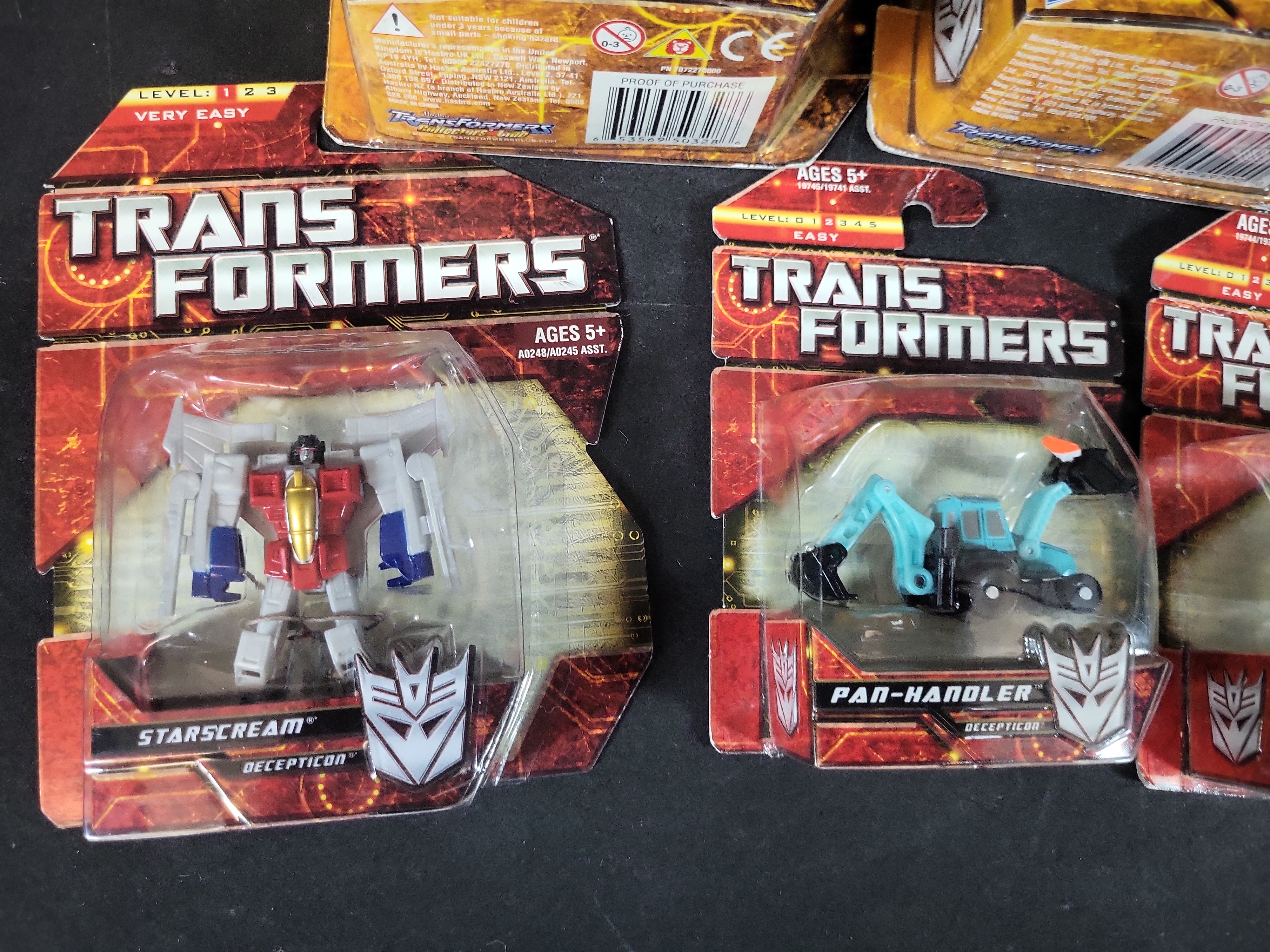I03512 | A Collection of Five Hasbro Transformers Hunt for the Decepticons and Legends Class Figures