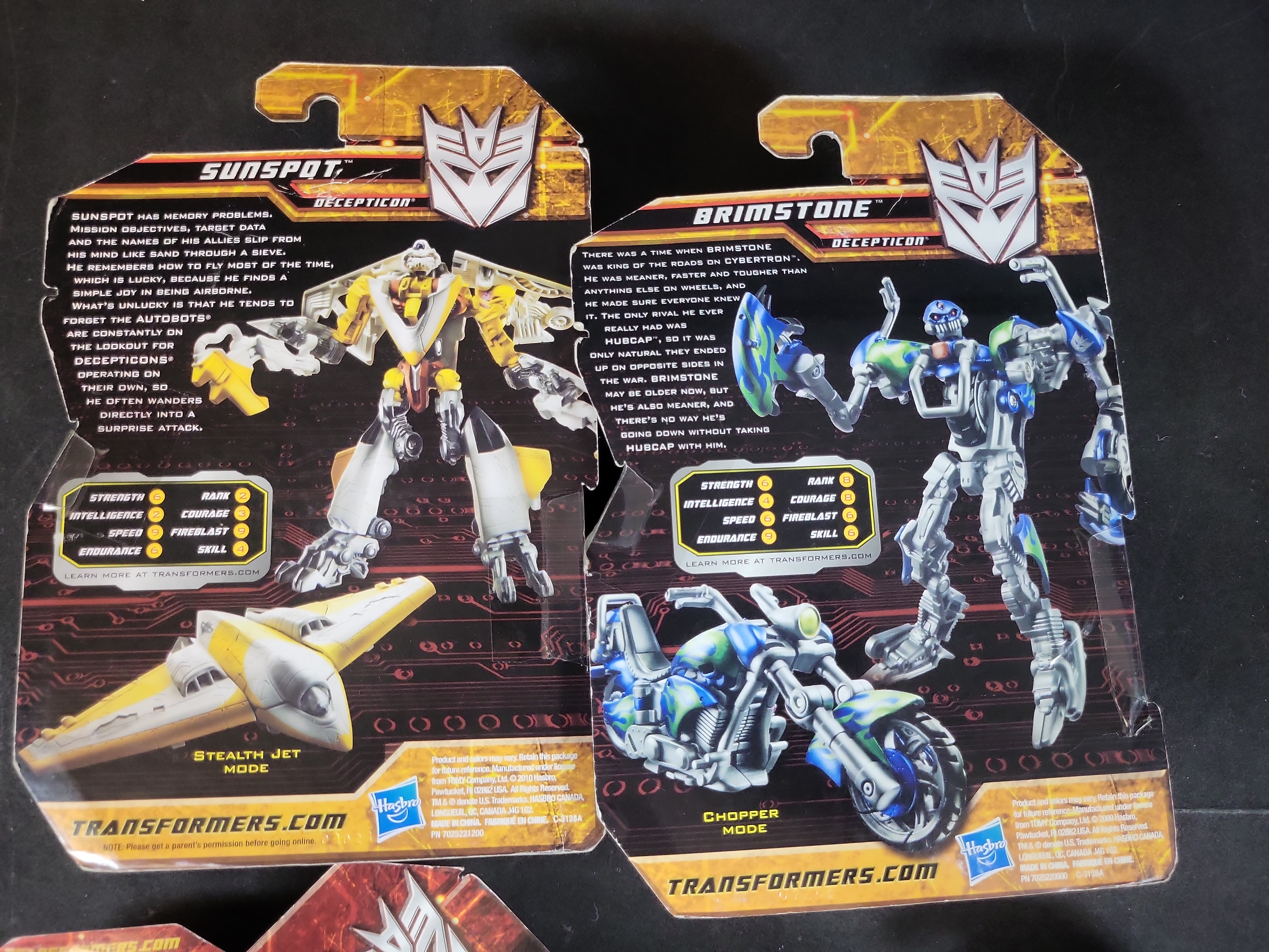 I03512 | A Collection of Five Hasbro Transformers Hunt for the Decepticons and Legends Class Figures