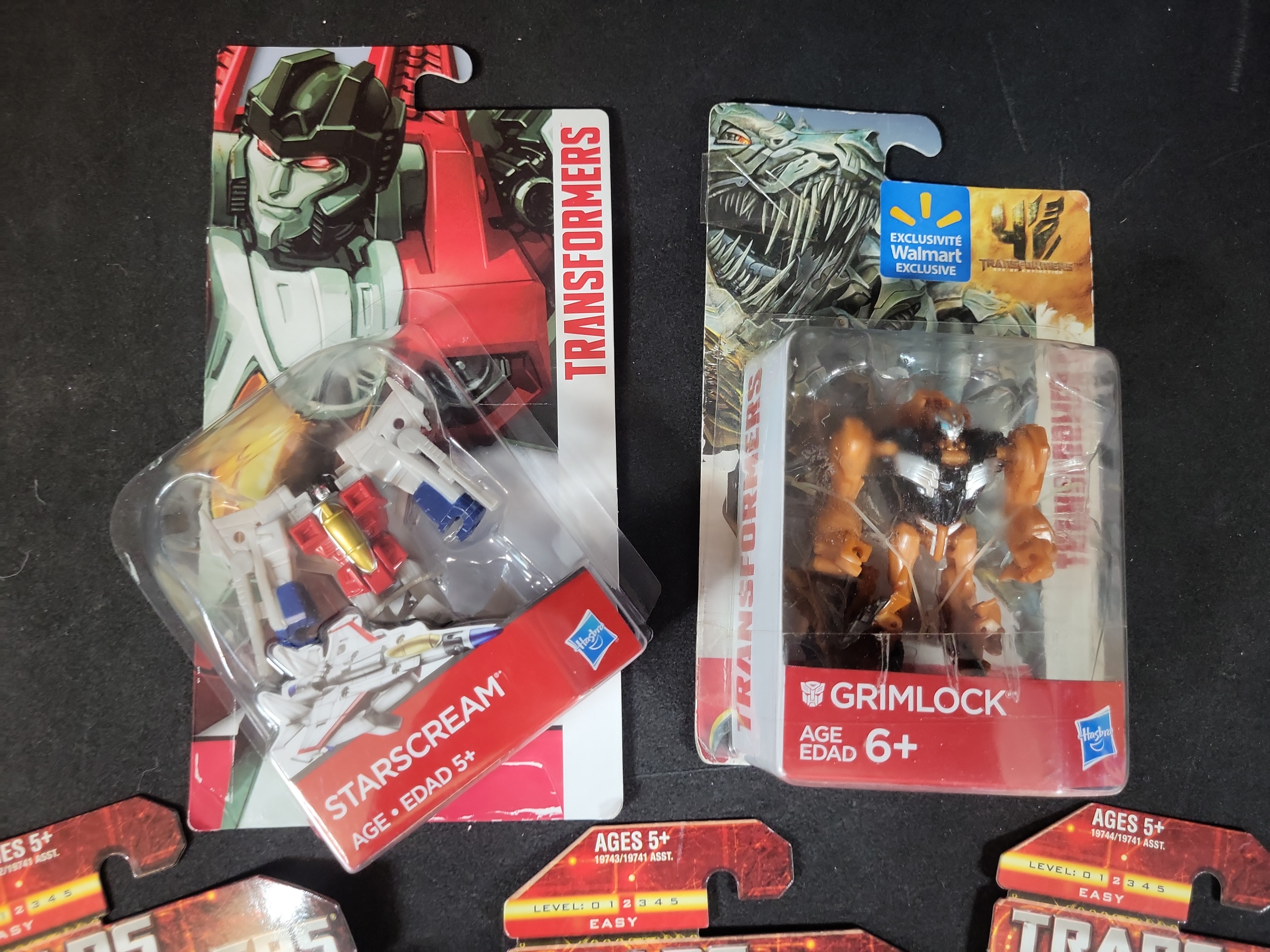 I03511 | Five Hasbro Transformers Action Figures in Original Factory Packaging