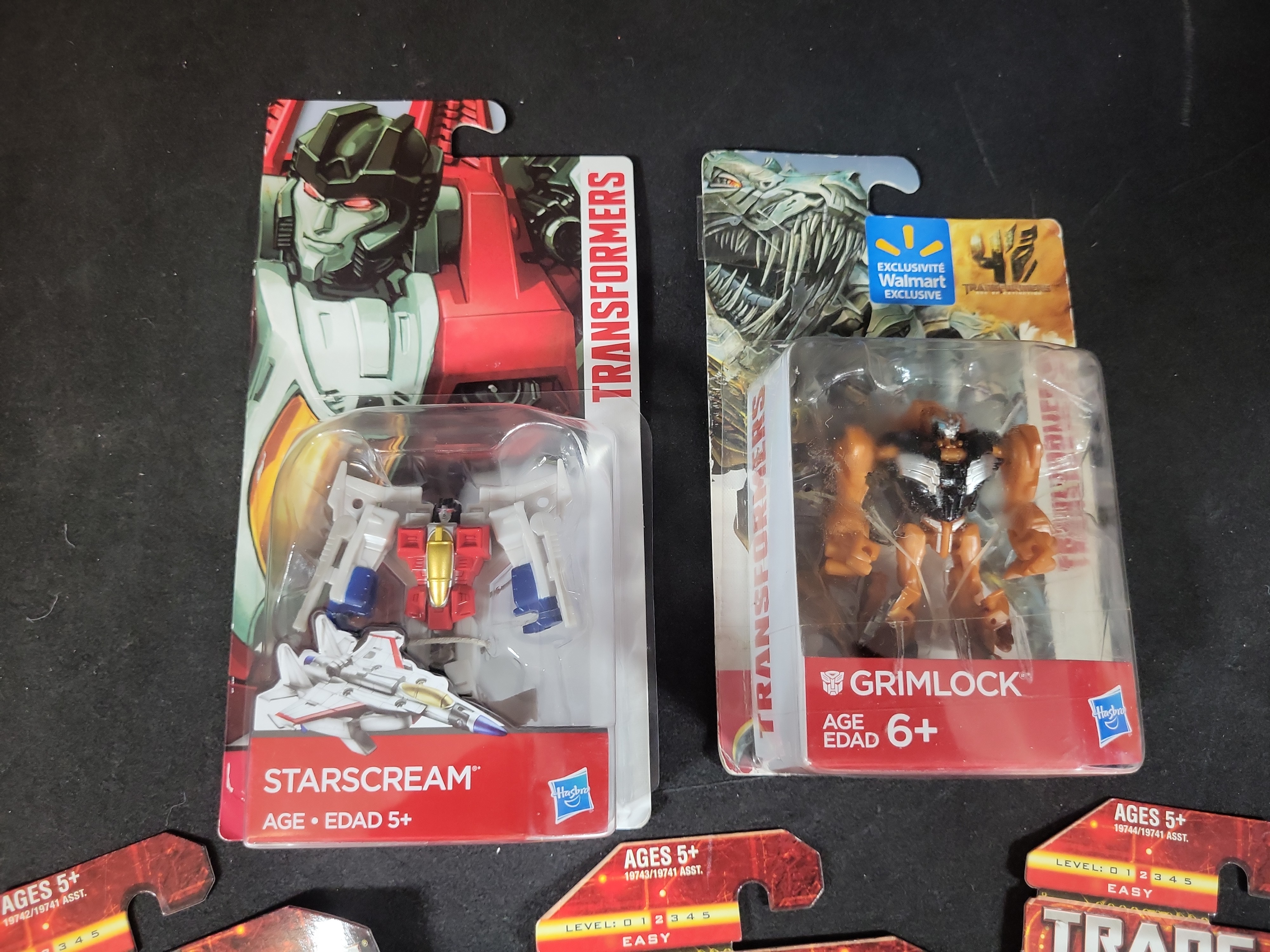 I03511 | Five Hasbro Transformers Action Figures in Original Factory Packaging