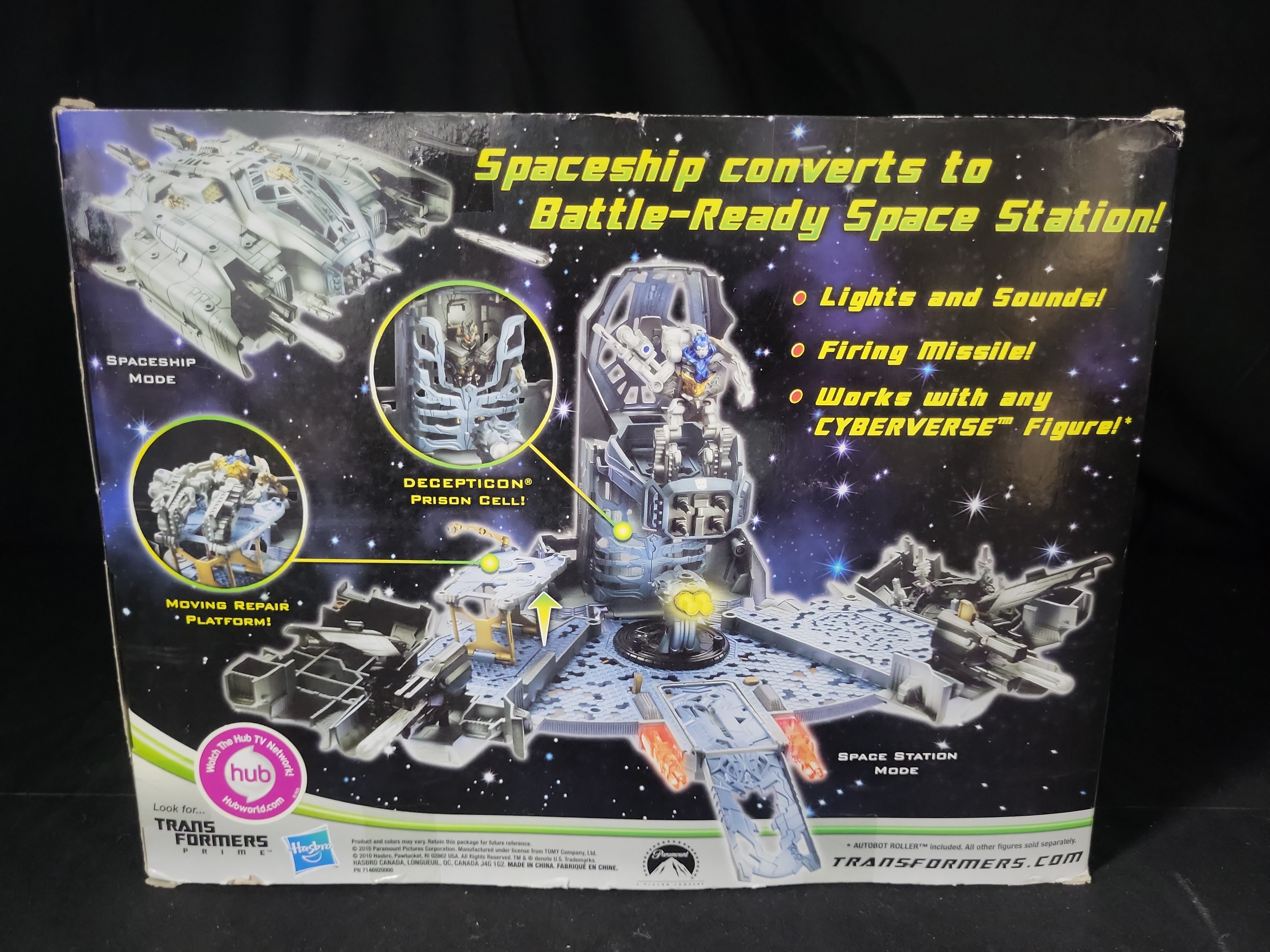I03526 | Hasbro Transformers Dark of the Moon Cyberverse Autobot Ark Play Set with Exclusive Roller Figure