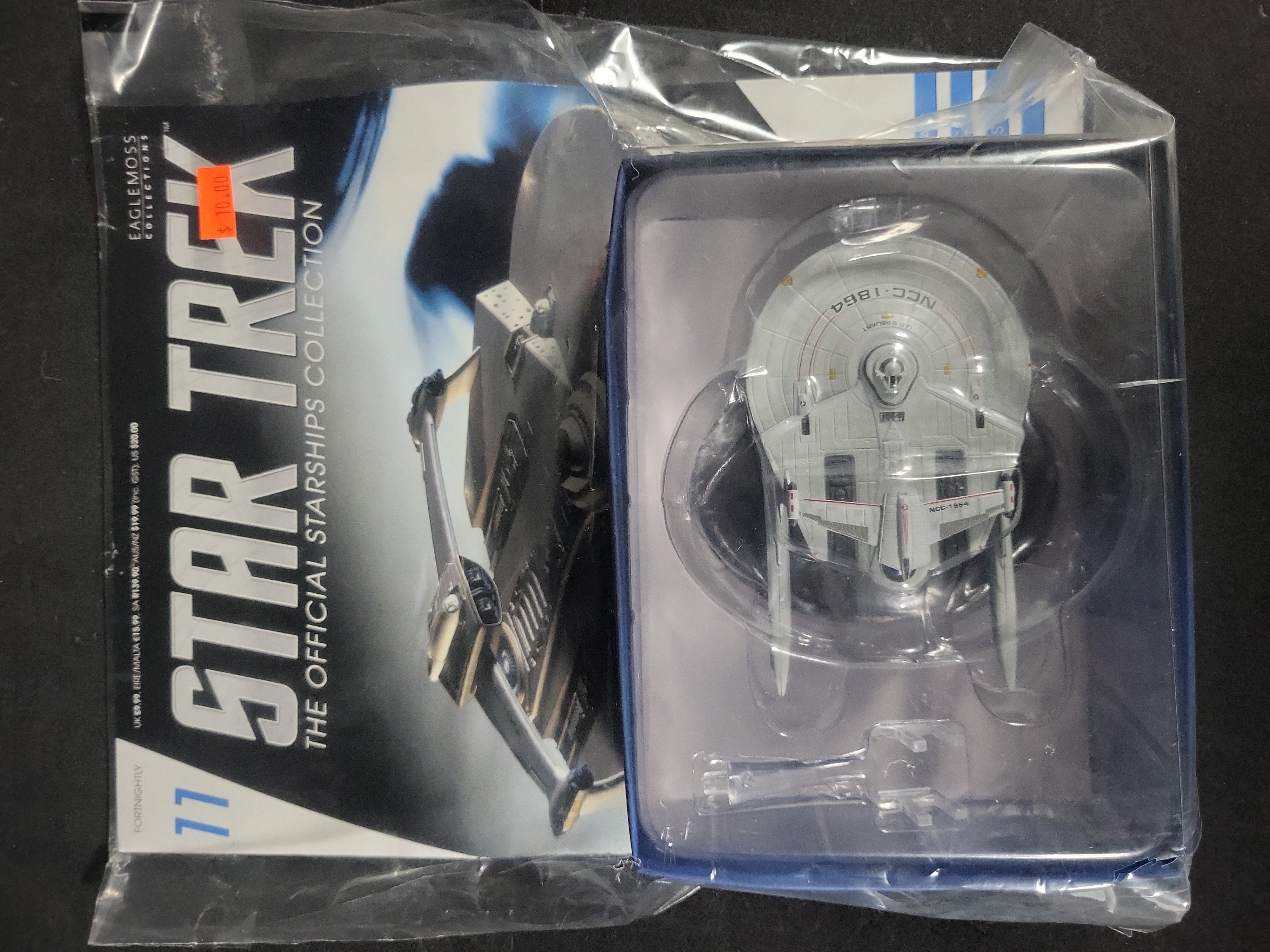 I03532 | Three Eaglemoss Star Trek The Official Starships Collection Models
