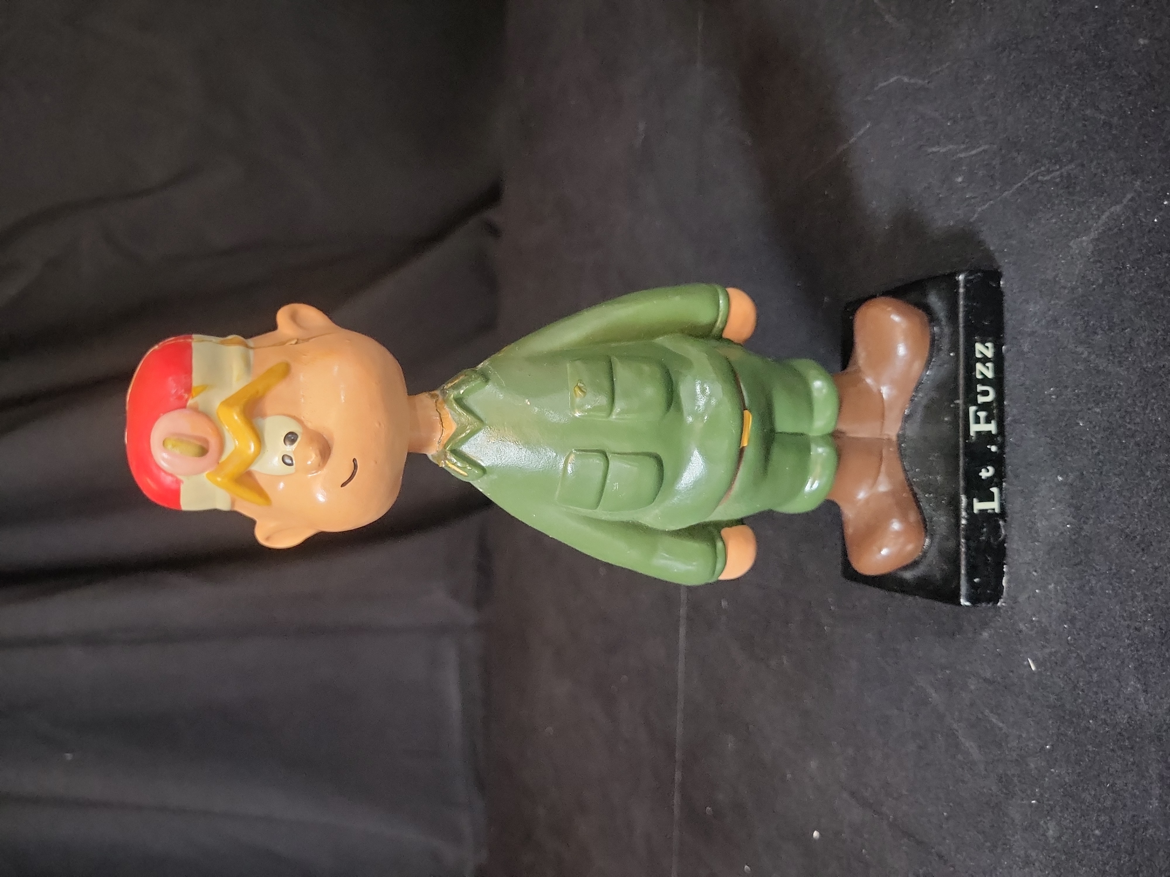 I03254 | Vintage 1960s Beetle Bailey Lt. Fuzz Bobblehead Nodder