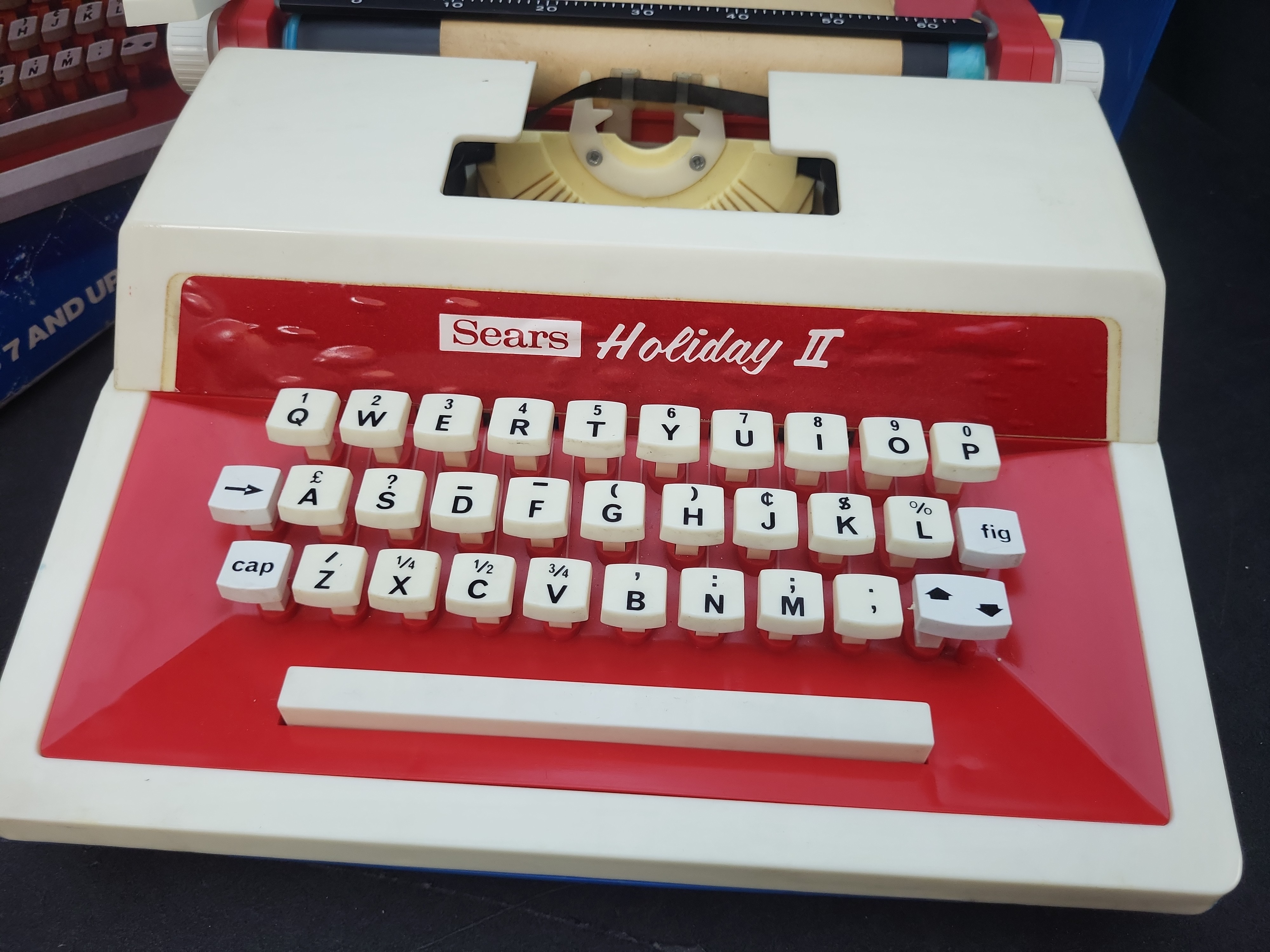 I03868 | Sears Holiday II Toy Typewriter by Byron Jardine Limited with Box and Case