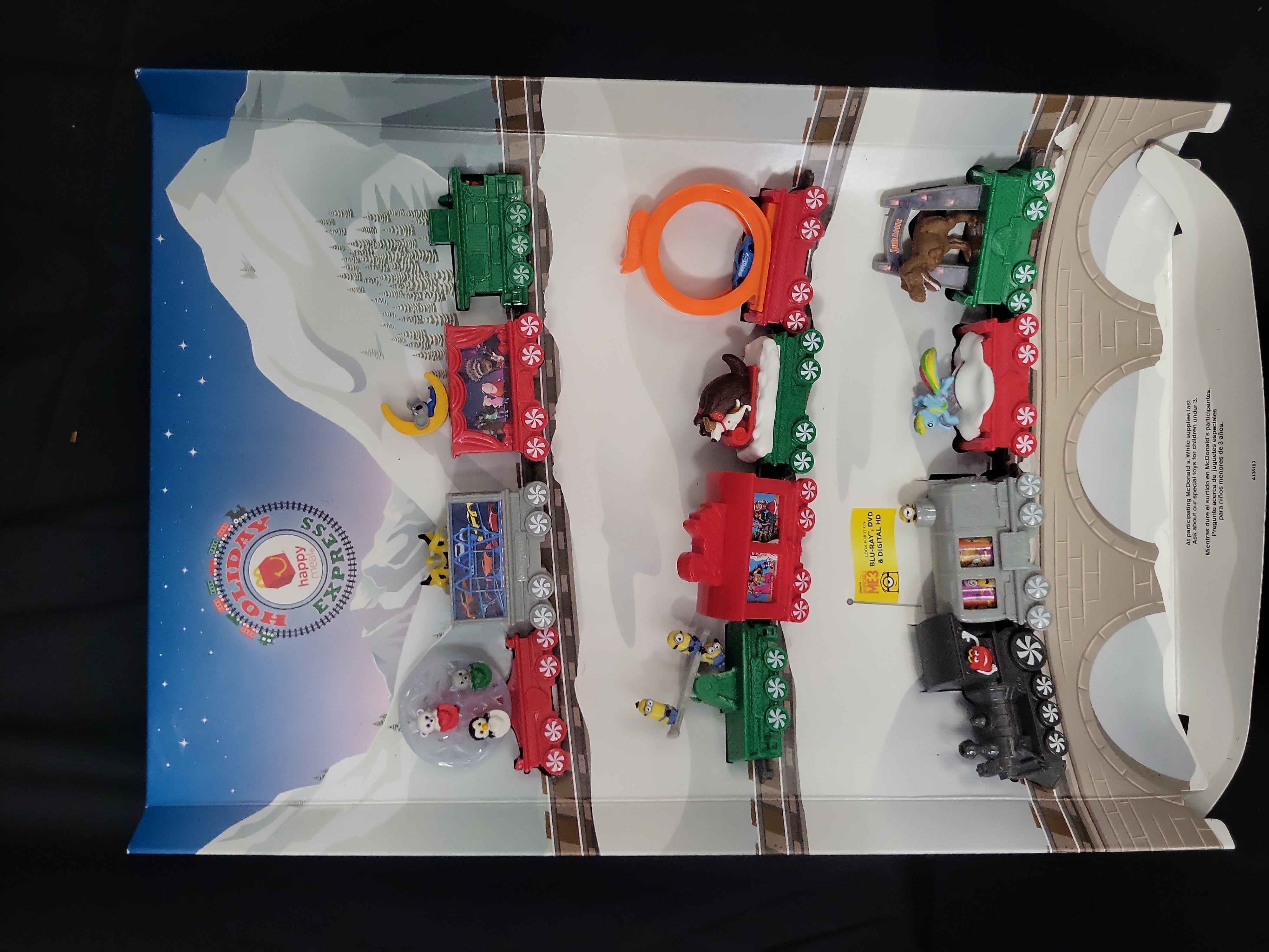 I03183 | A Collection of McDonald's Holiday Express Promotional Happy Meal Train Cars