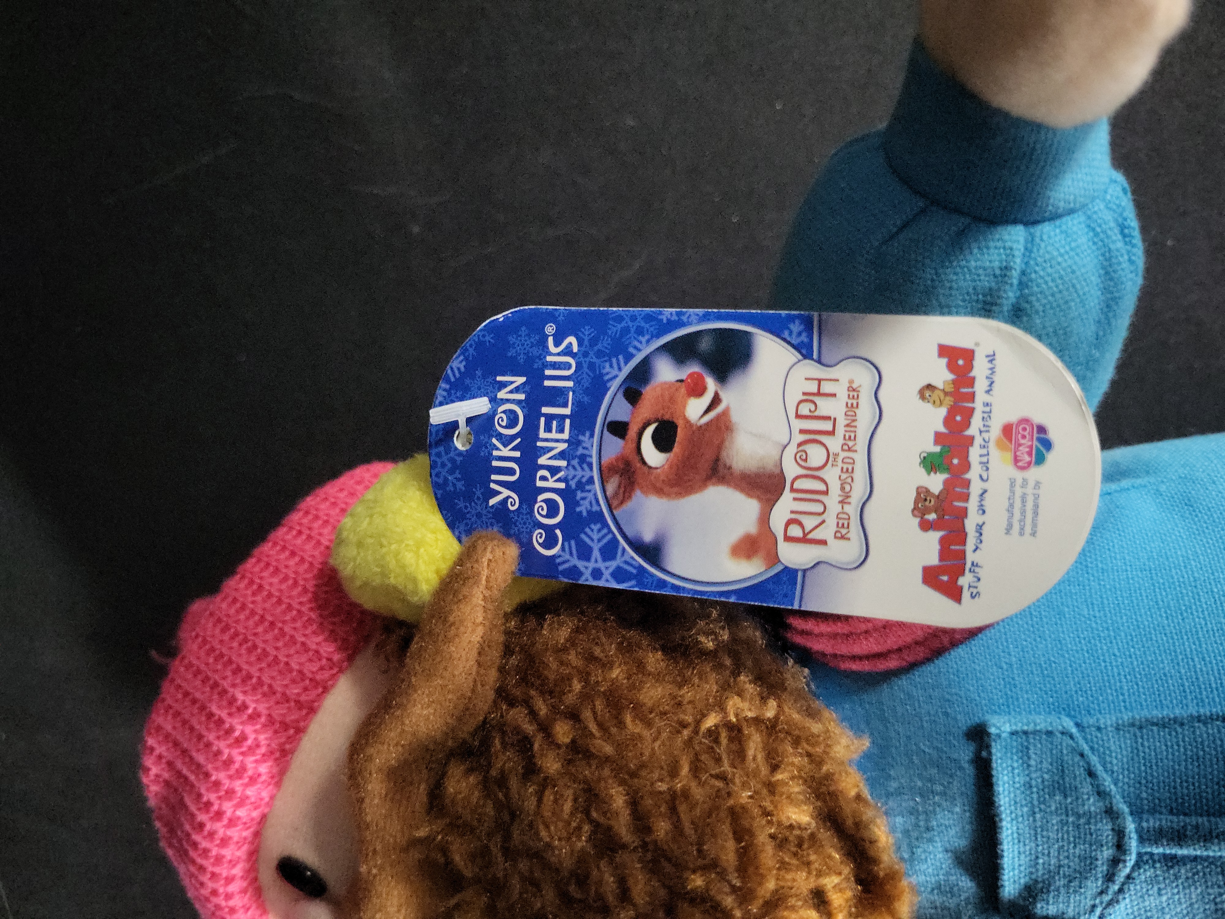 I03217 | Nanco Animaland Rudolph the Red-Nosed Reindeer Yukon Cornelius Plush Toy
