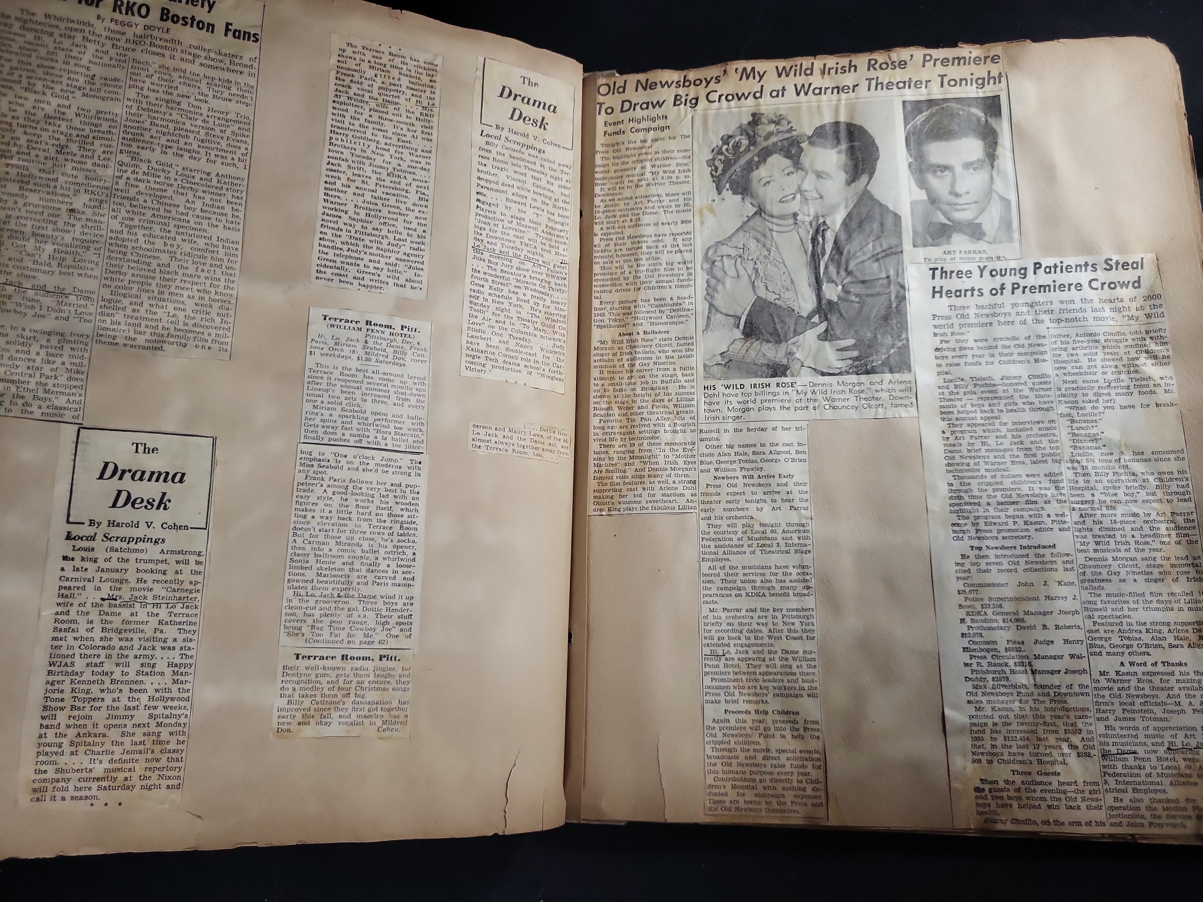 I03406 | Hi-Lo-Jack and the Dame. The Lives and Loves of Hi-Lo-Jack and the Dame. Personal Scrapbook, 1947.