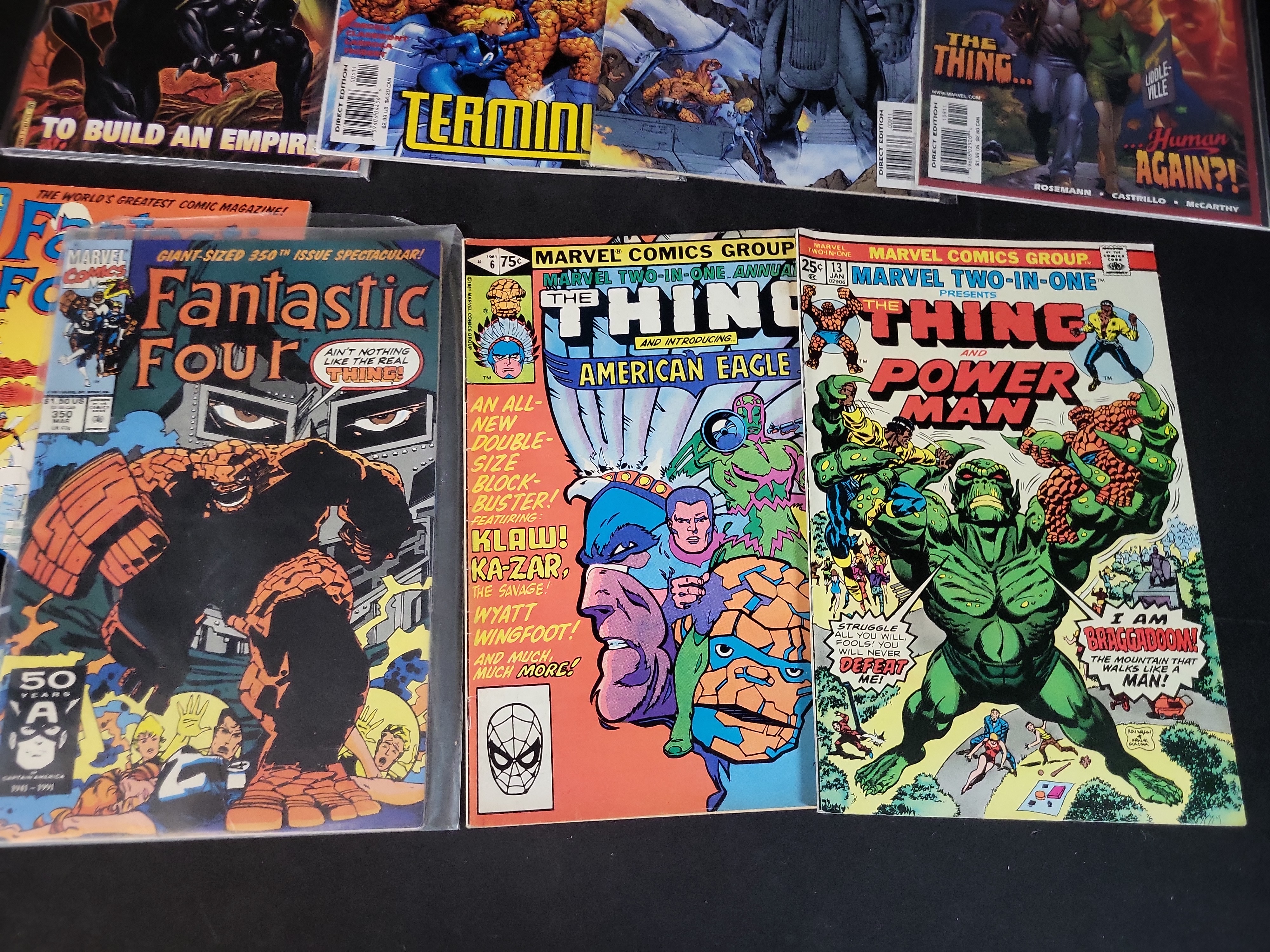 I03615 | Lee, Stan (et al). A Collection of Marvel Comics featuring Fantastic Four and Silver Surfer. Marvel Comics, 1974-2020. First Printi
