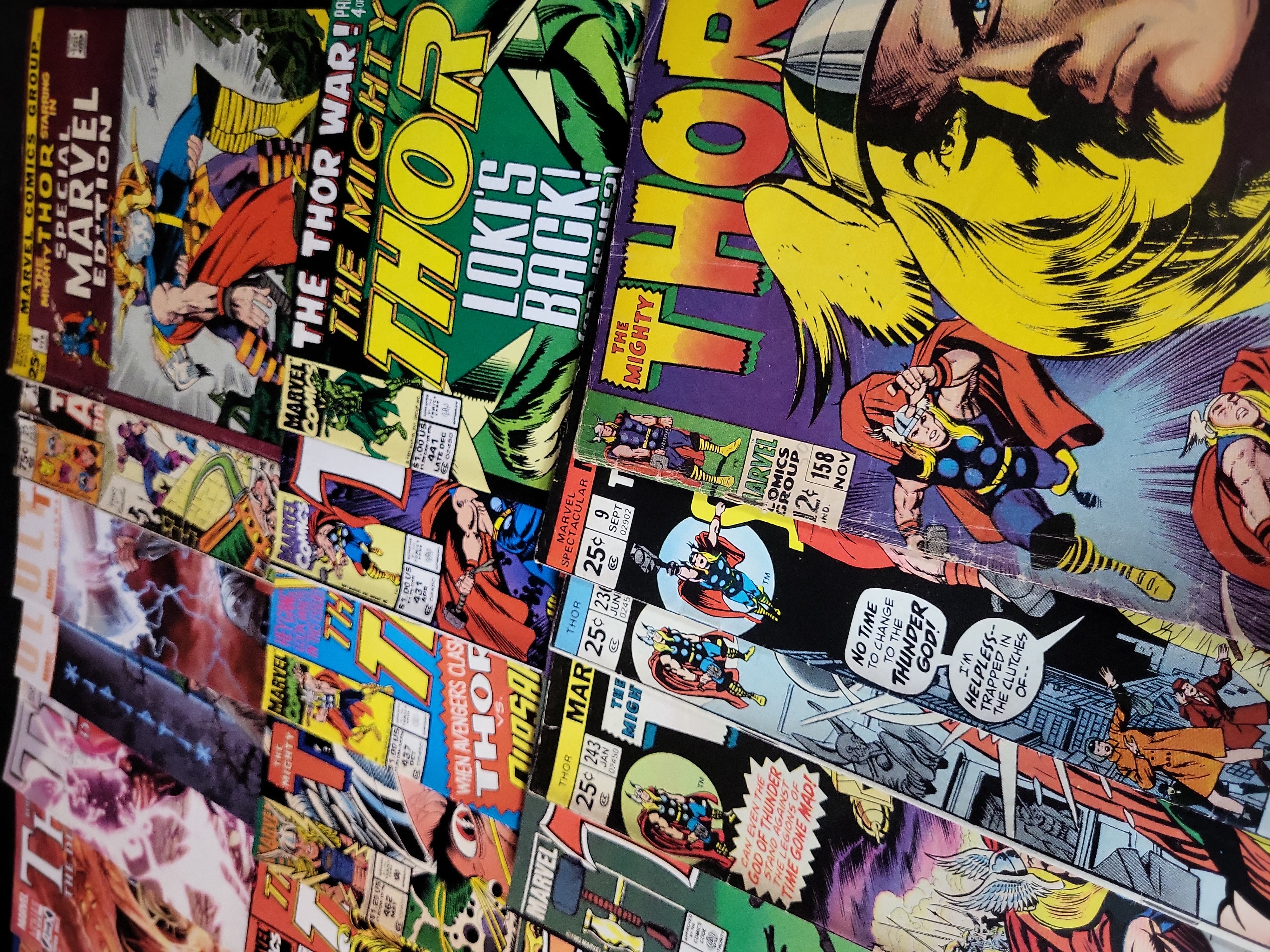 I03633 | Lee, Stan, et al. A Collection of Marvel Comic Books Featuring The Mighty Thor. Marvel Comics, 1968-2012.