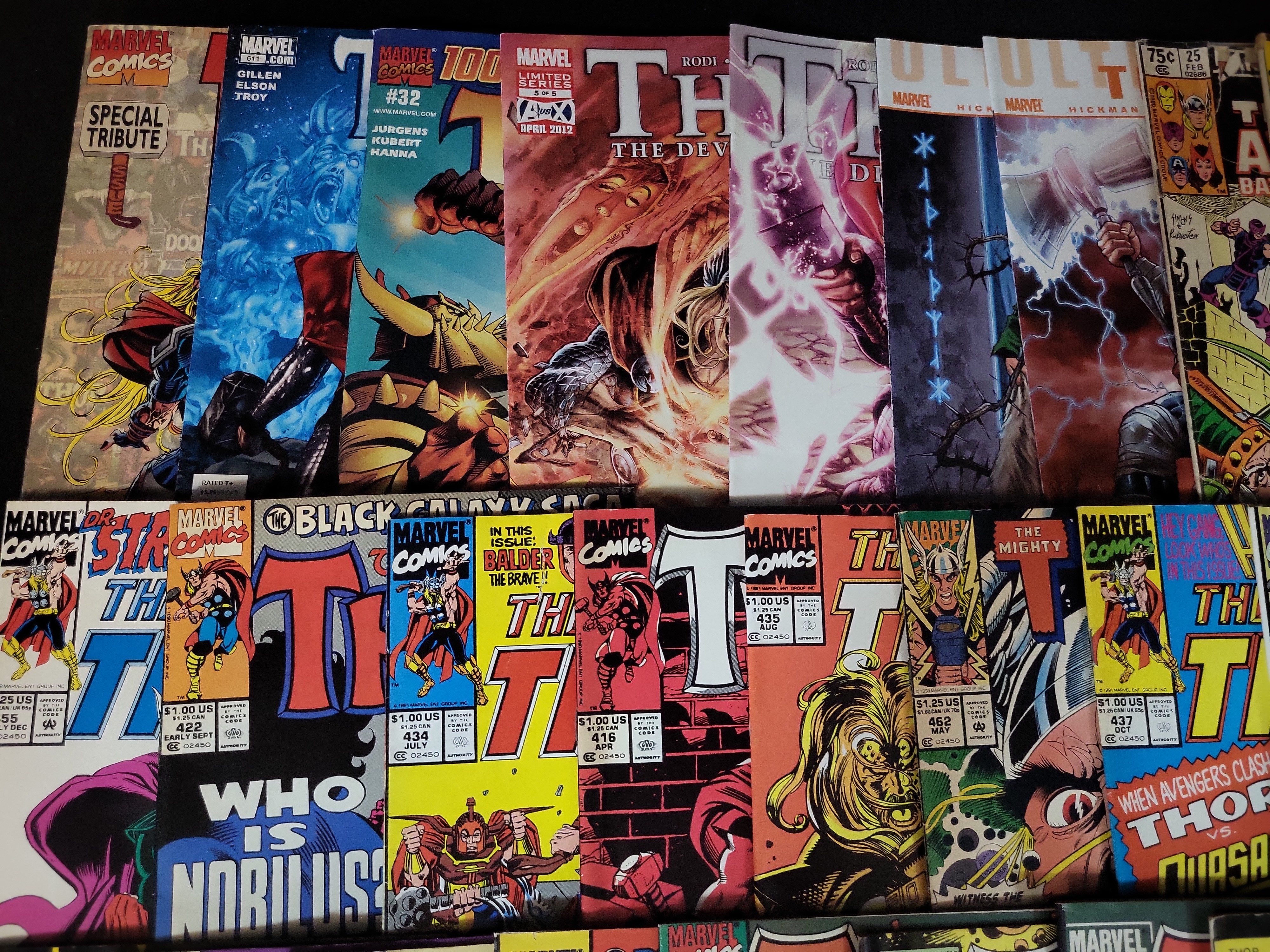 I03633 | Lee, Stan, et al. A Collection of Marvel Comic Books Featuring The Mighty Thor. Marvel Comics, 1968-2012.