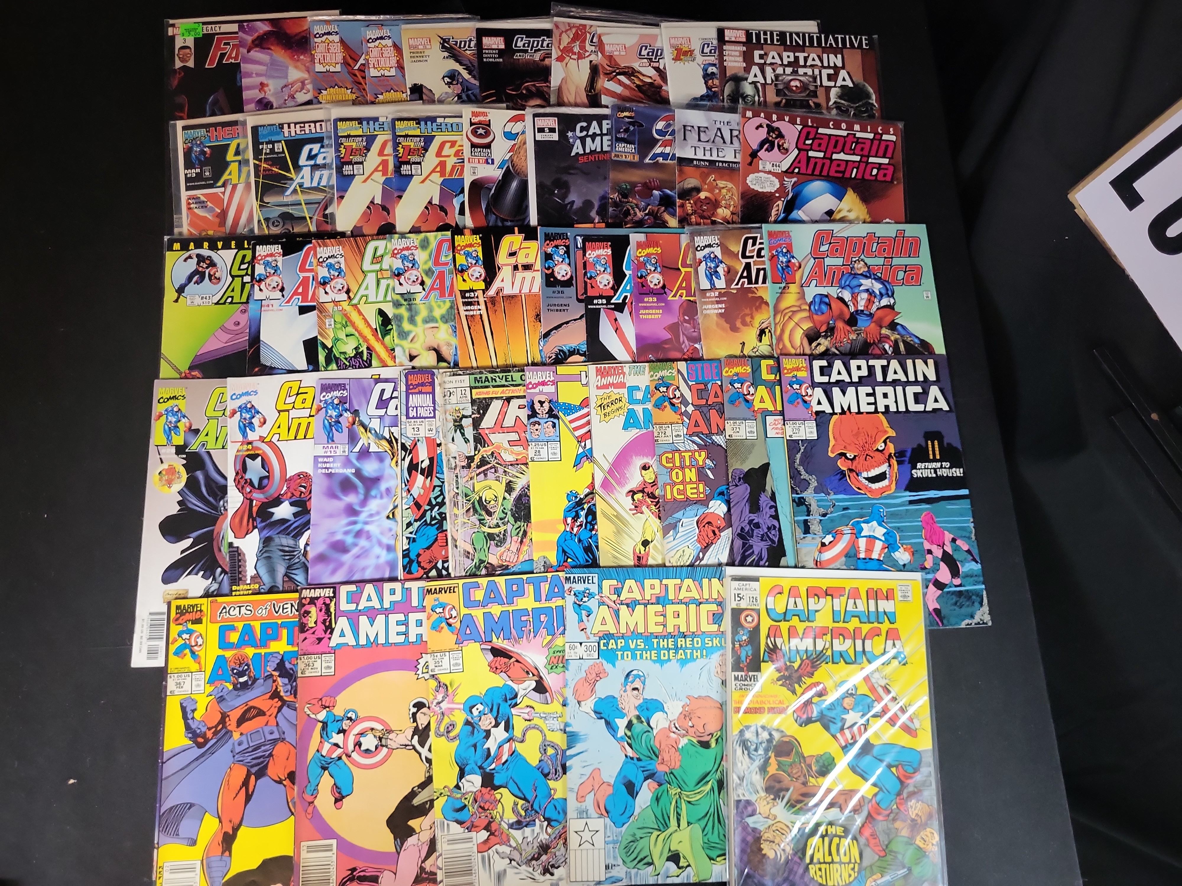 I03634 | Various Authors. A Collection of Captain America and Marvel Comic Books. Marvel Comics, c. 1970-2012.