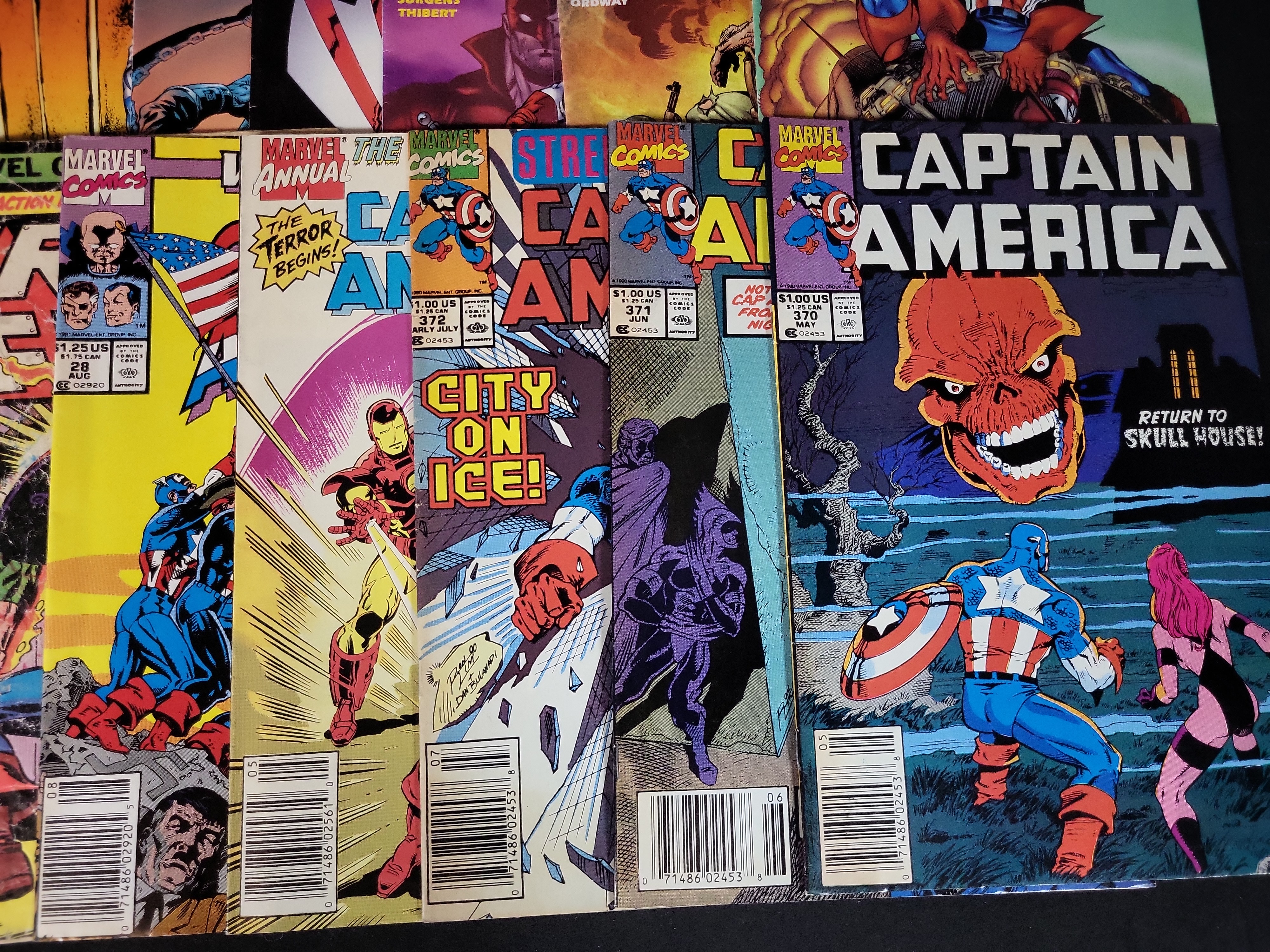 I03634 | Various Authors. A Collection of Captain America and Marvel Comic Books. Marvel Comics, c. 1970-2012.