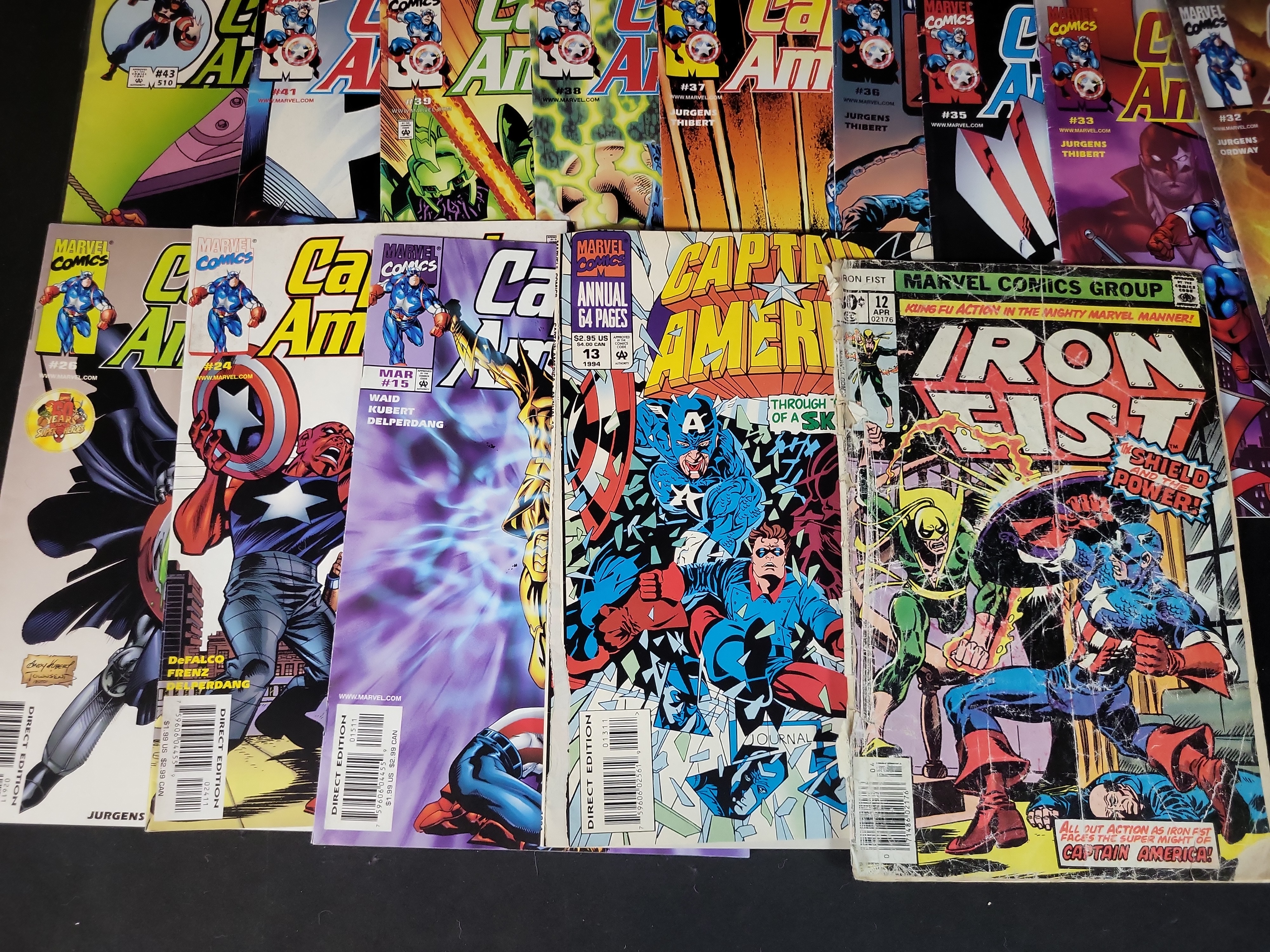 I03634 | Various Authors. A Collection of Captain America and Marvel Comic Books. Marvel Comics, c. 1970-2012.