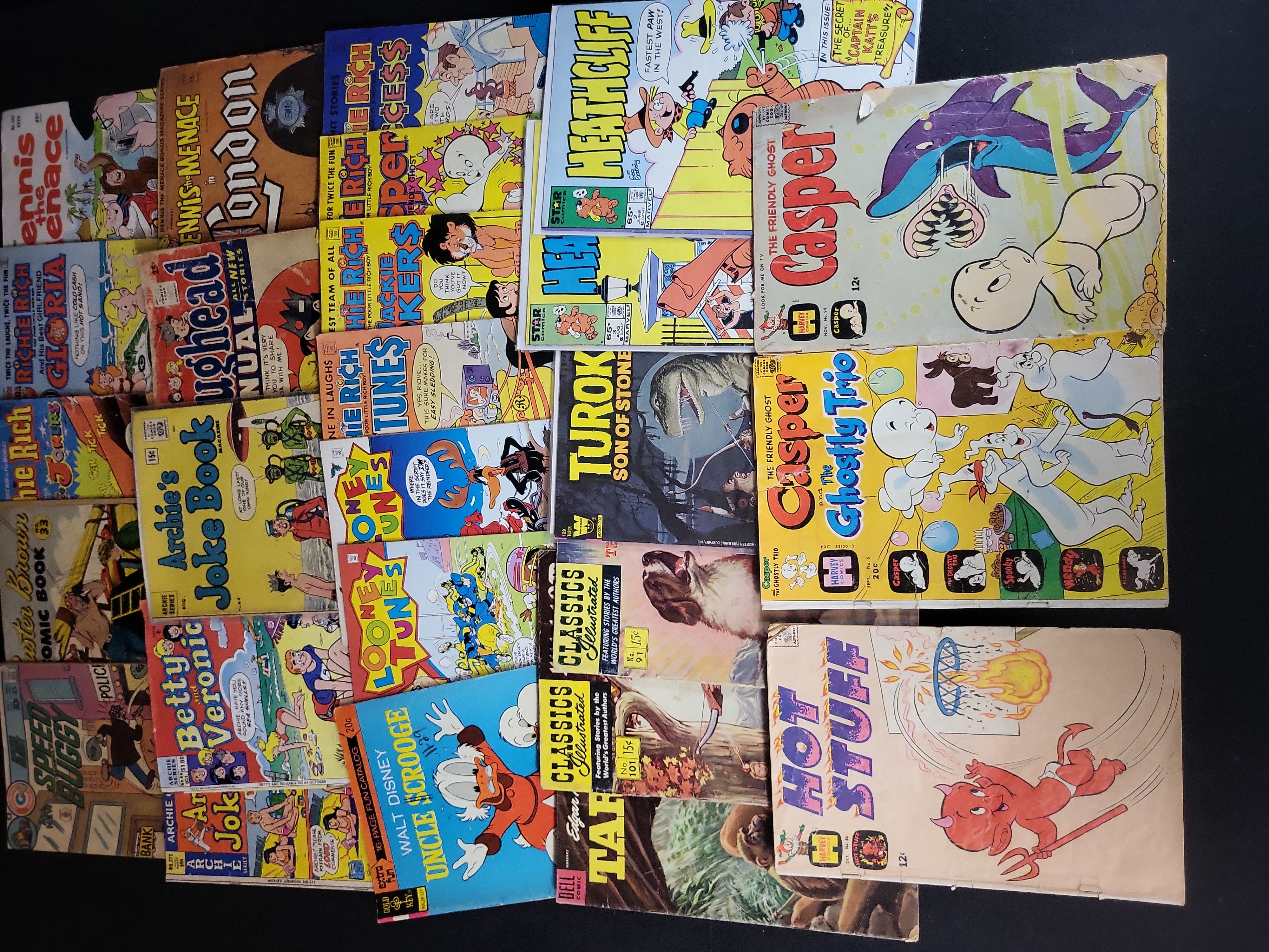 I03619 | A Collection of Vintage Comic Books. Various Publishers, ca. 1950s-1980s.