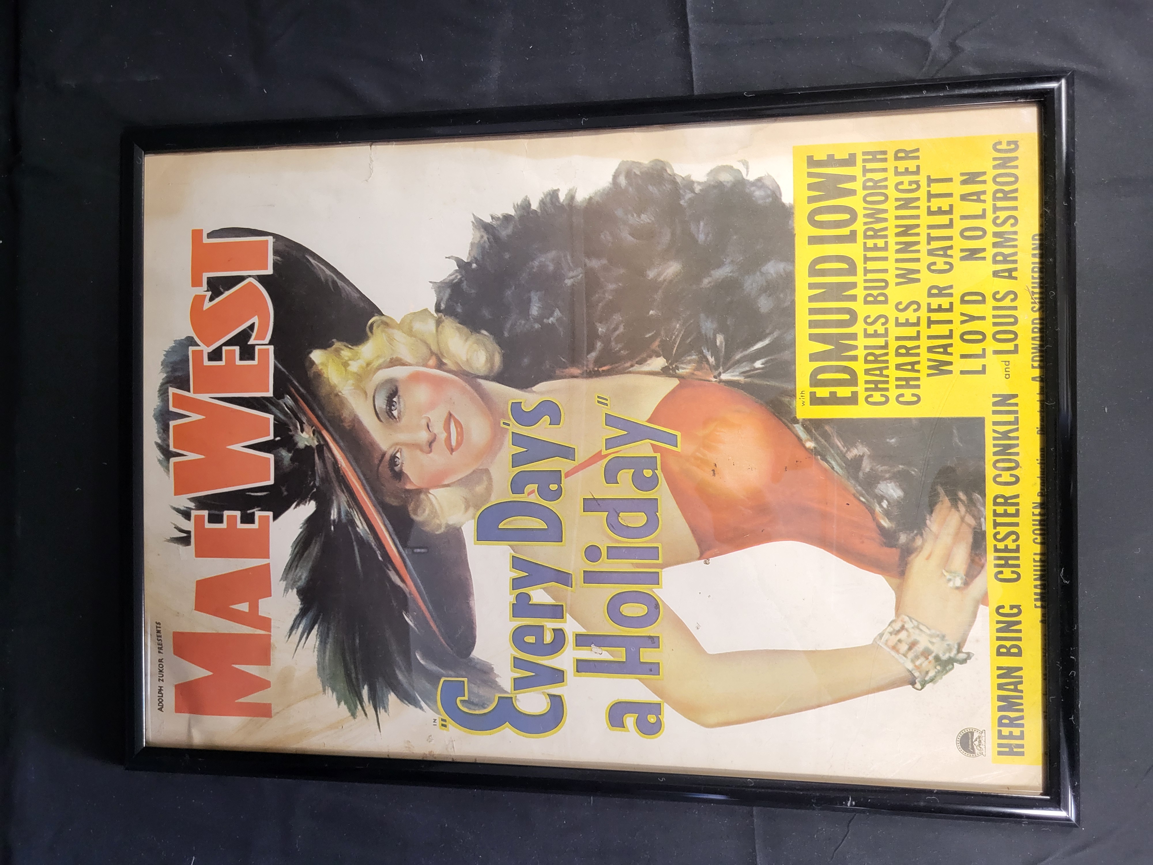 I00555 | Every Day's a Holiday 1937 Original Movie Poster Starring Mae West