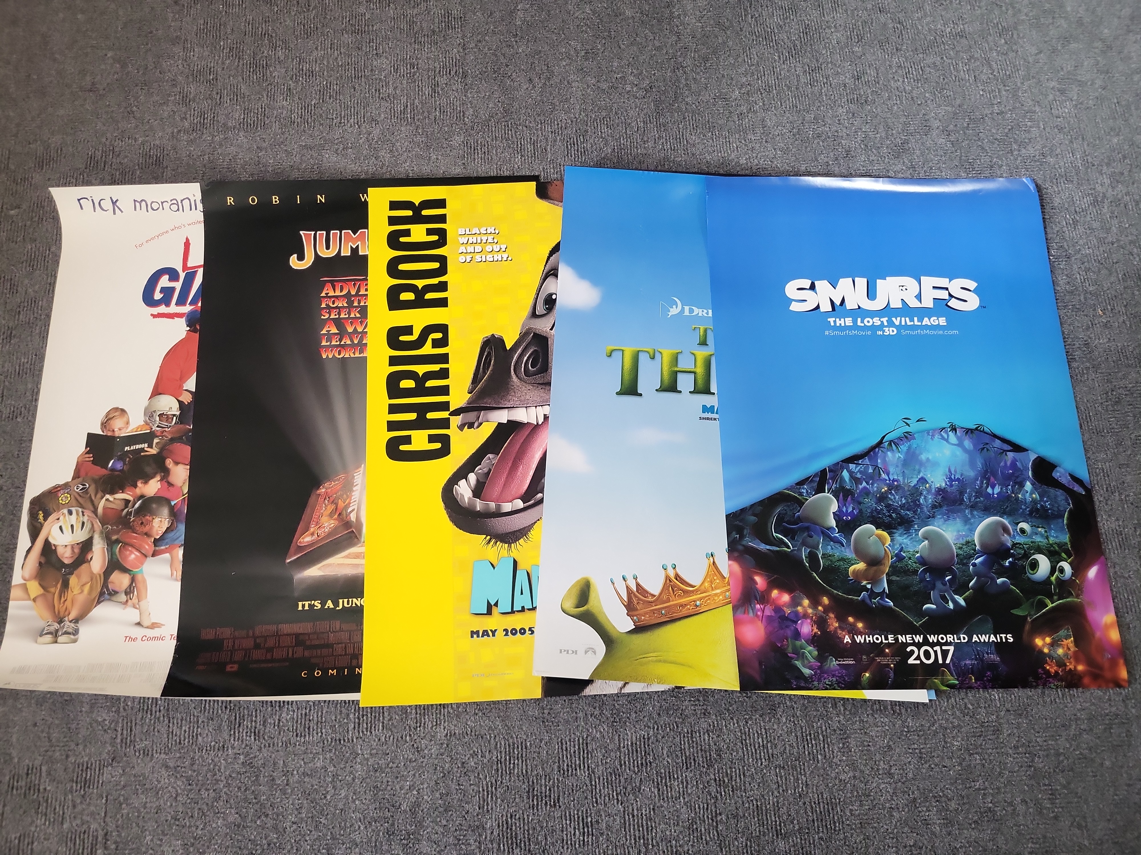 I02861 | A Collection of Six Original Theatrical Movie Posters