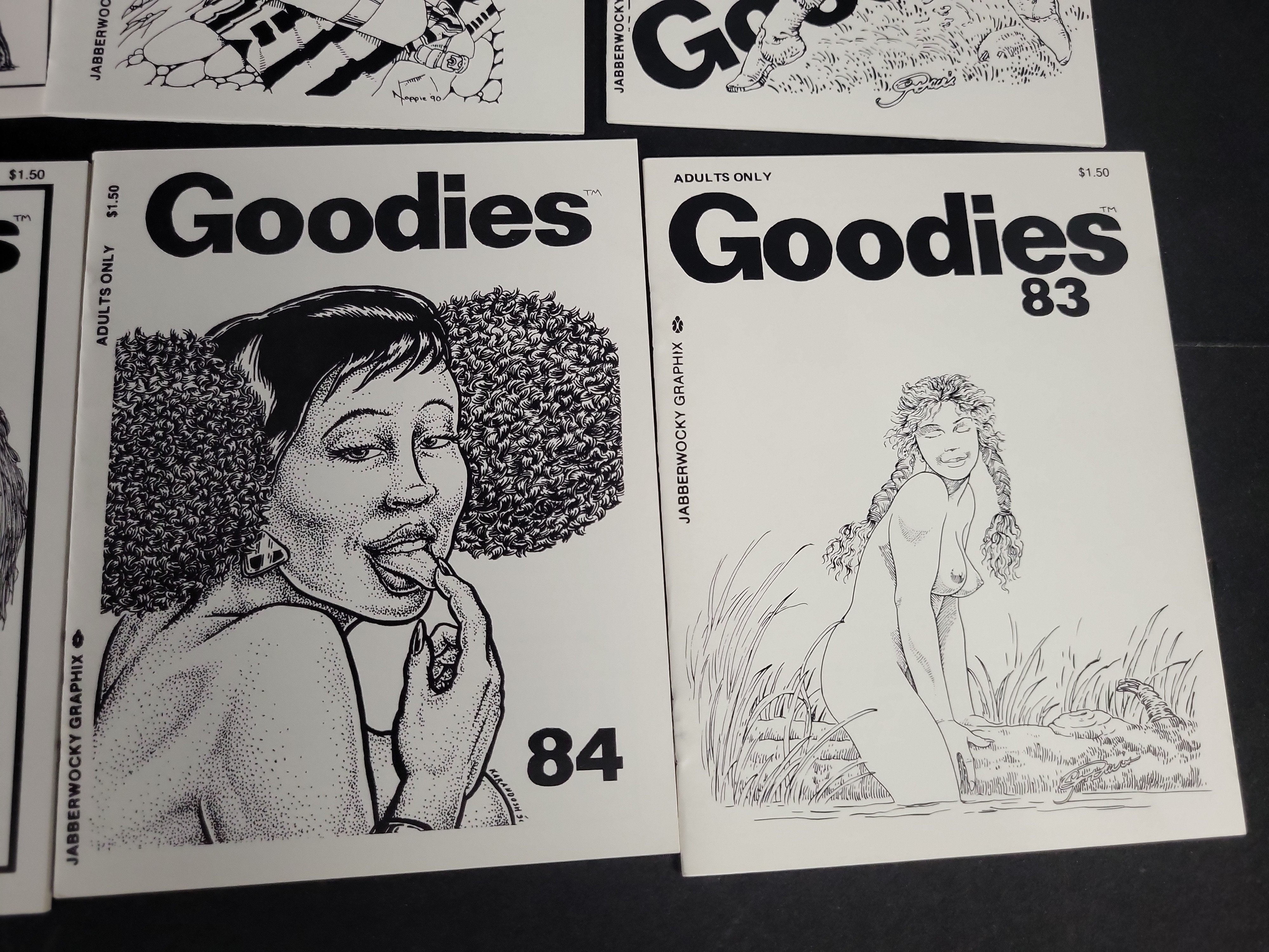 I03294 | Various Artists. A Group of Goodies Comic Book Pamphlets. Jabberwocky Graphix, circa 1989-1990.
