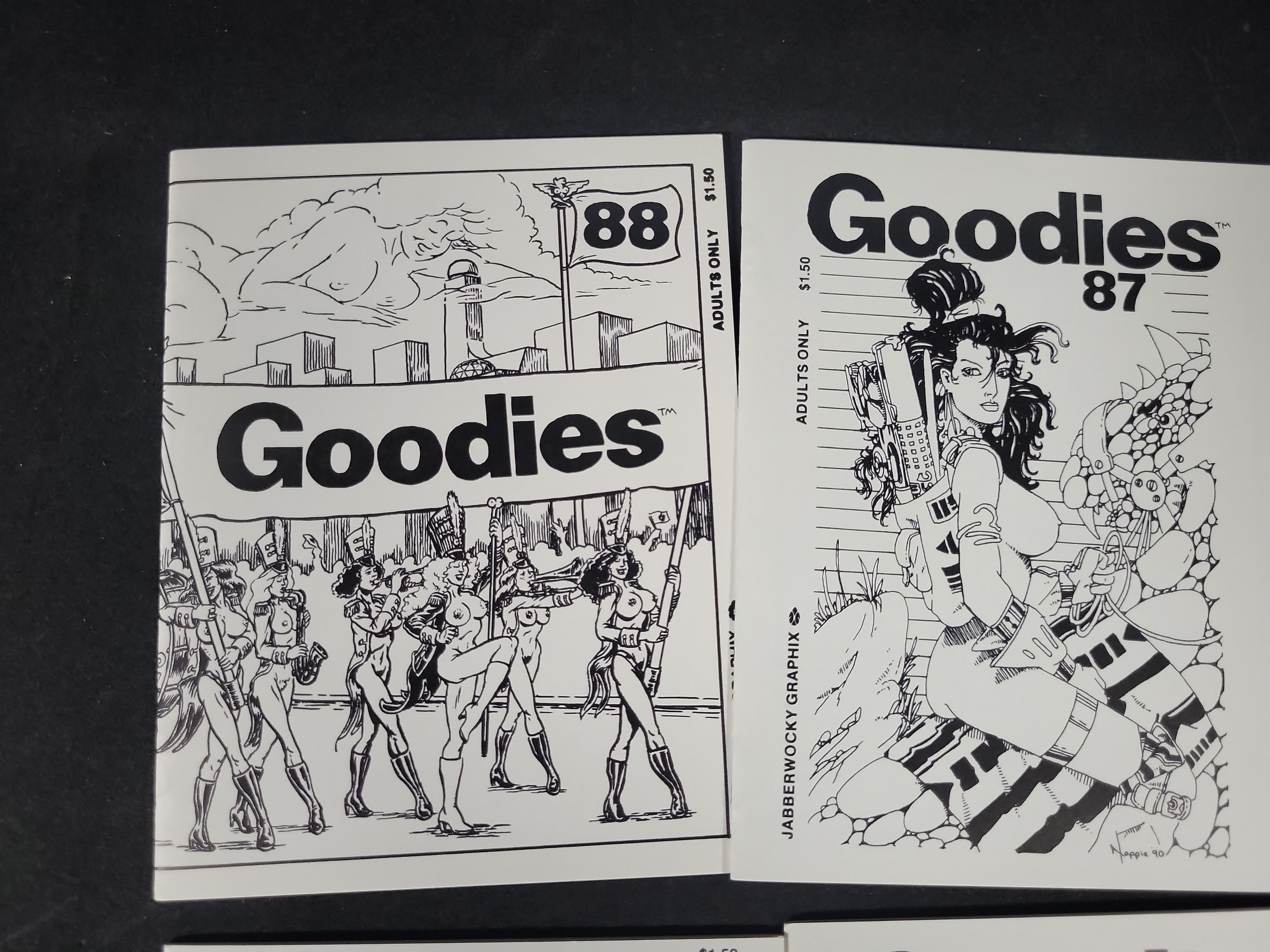 I03294 | Various Artists. A Group of Goodies Comic Book Pamphlets. Jabberwocky Graphix, circa 1989-1990.