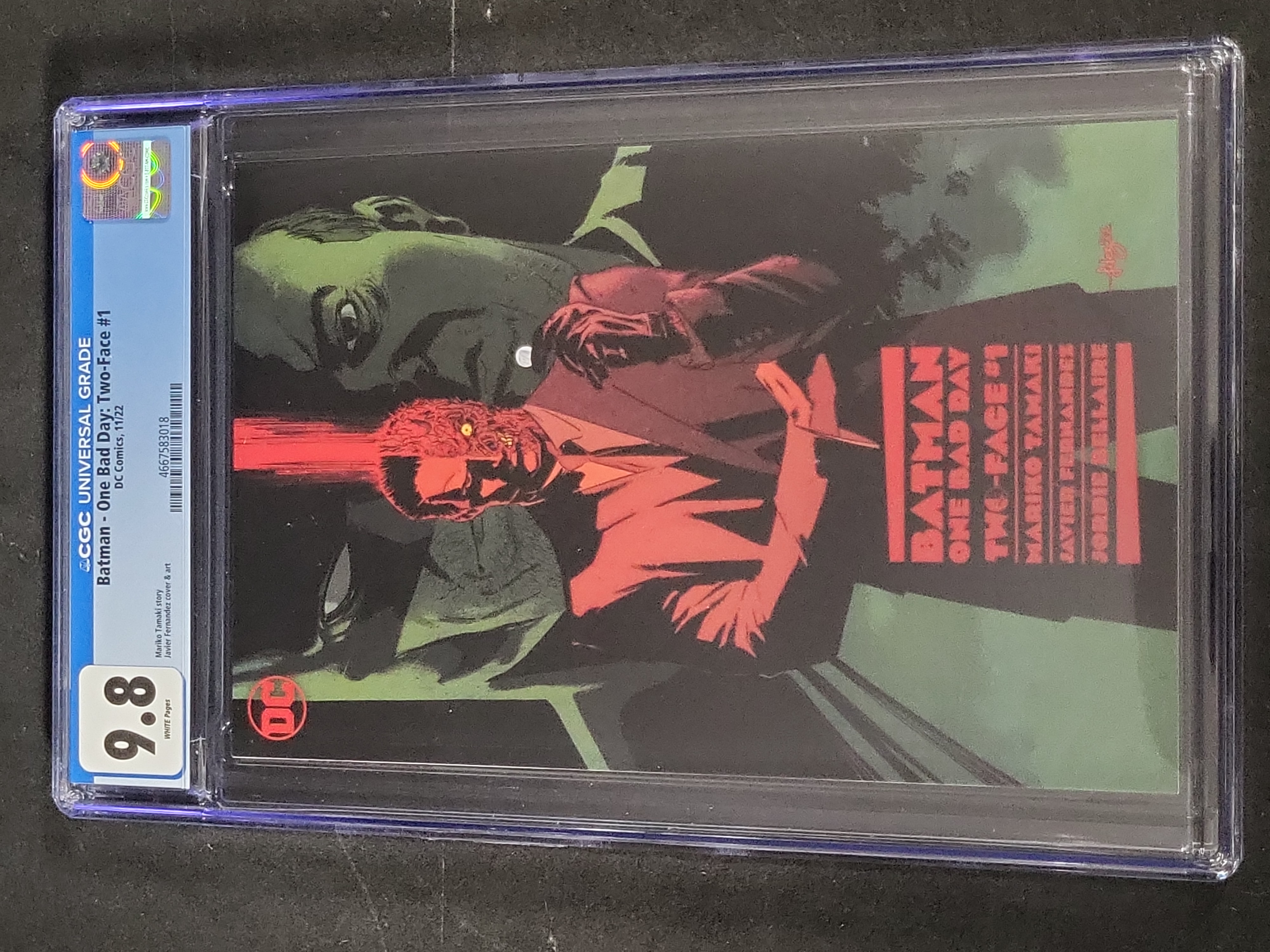 I03469 | Tamaki, Mariko and Javier Fernandez. Batman - One Bad Day: Two-Face #1. DC Comics, 2022. First Printing.