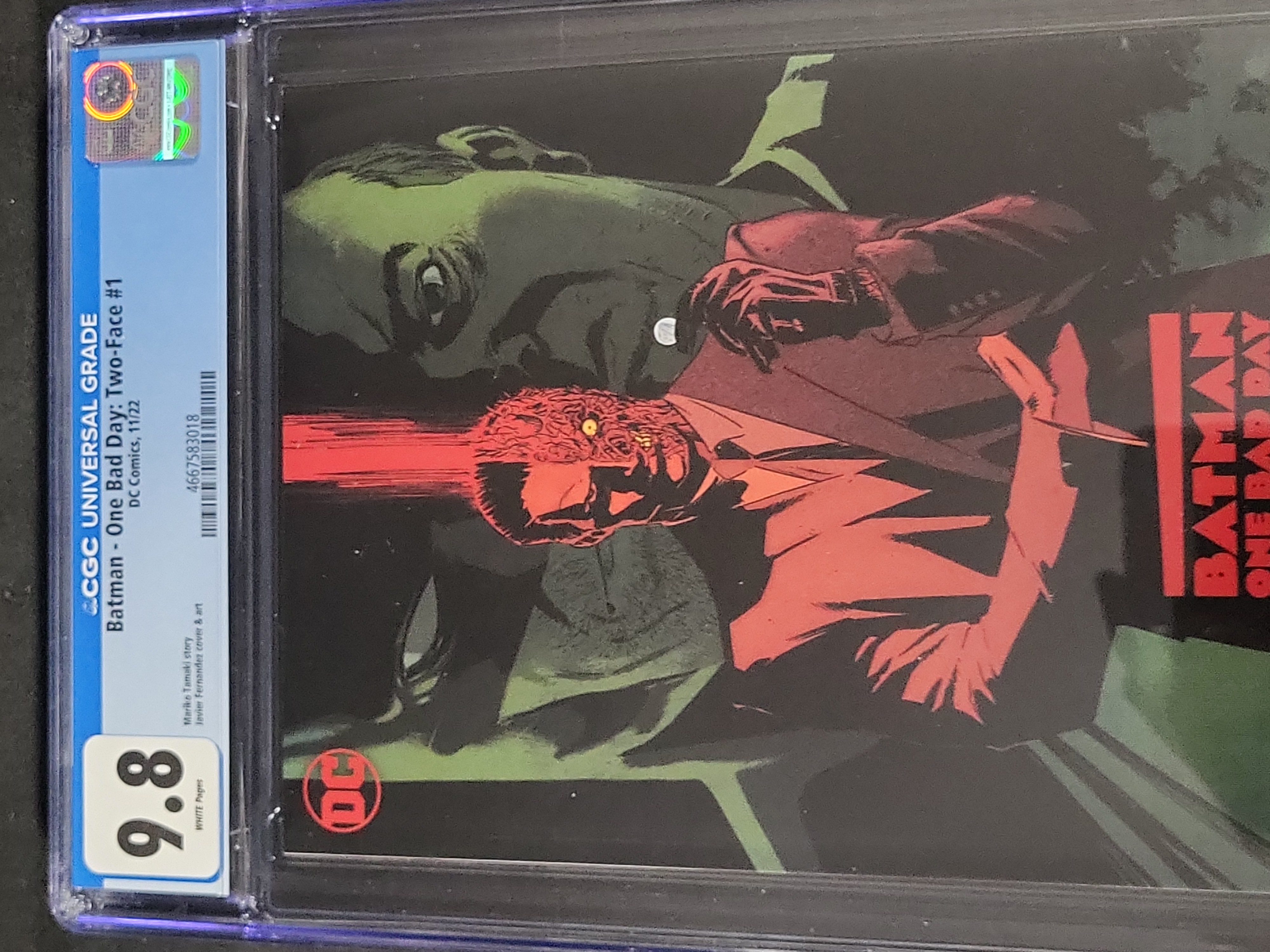 I03469 | Tamaki, Mariko and Javier Fernandez. Batman - One Bad Day: Two-Face #1. DC Comics, 2022. First Printing.