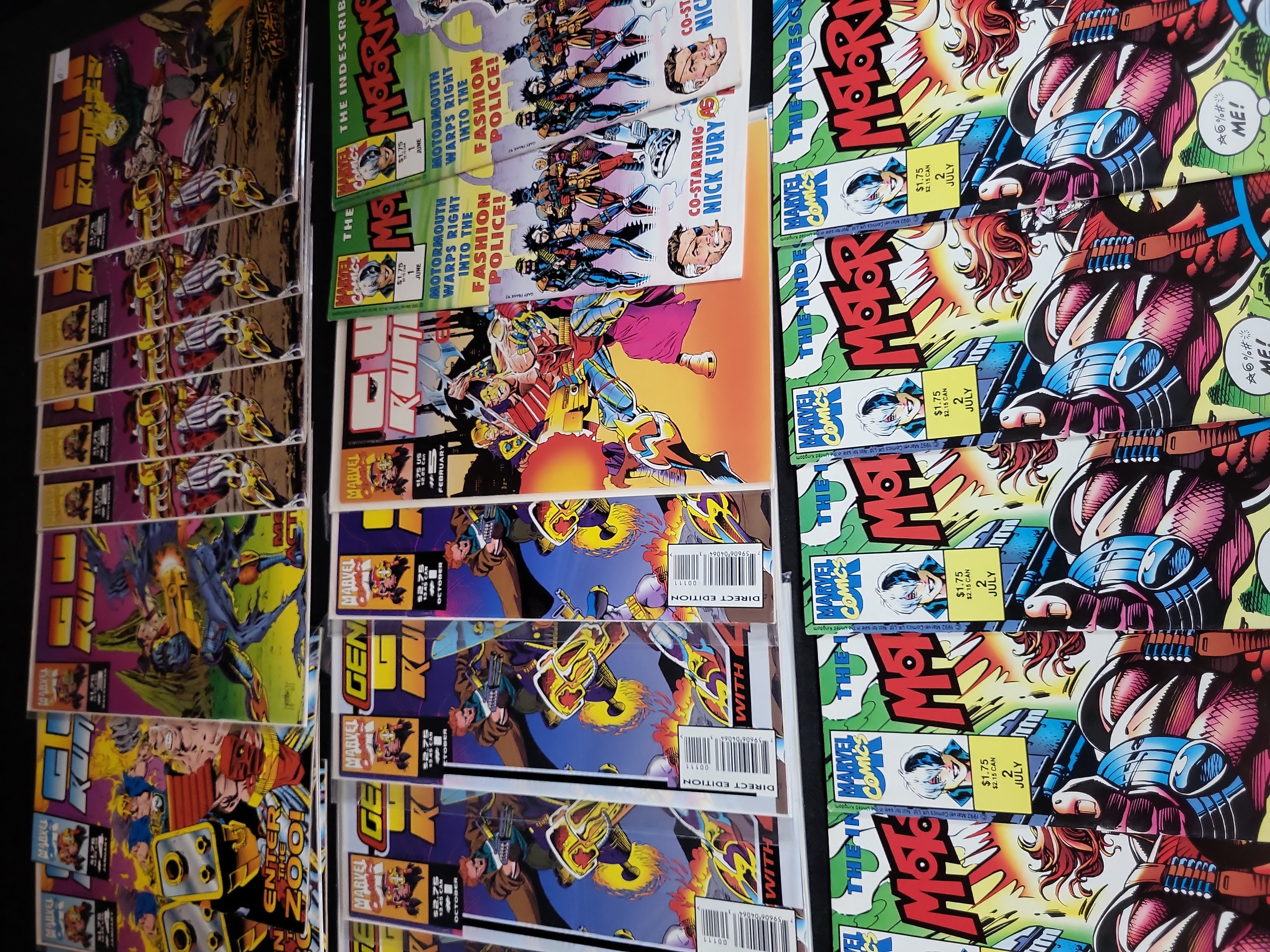 I03616 | Marvel Comics. A Collection of Marvel UK Comics including Motormouth and Gun Runner. Marvel, 1992-1994.