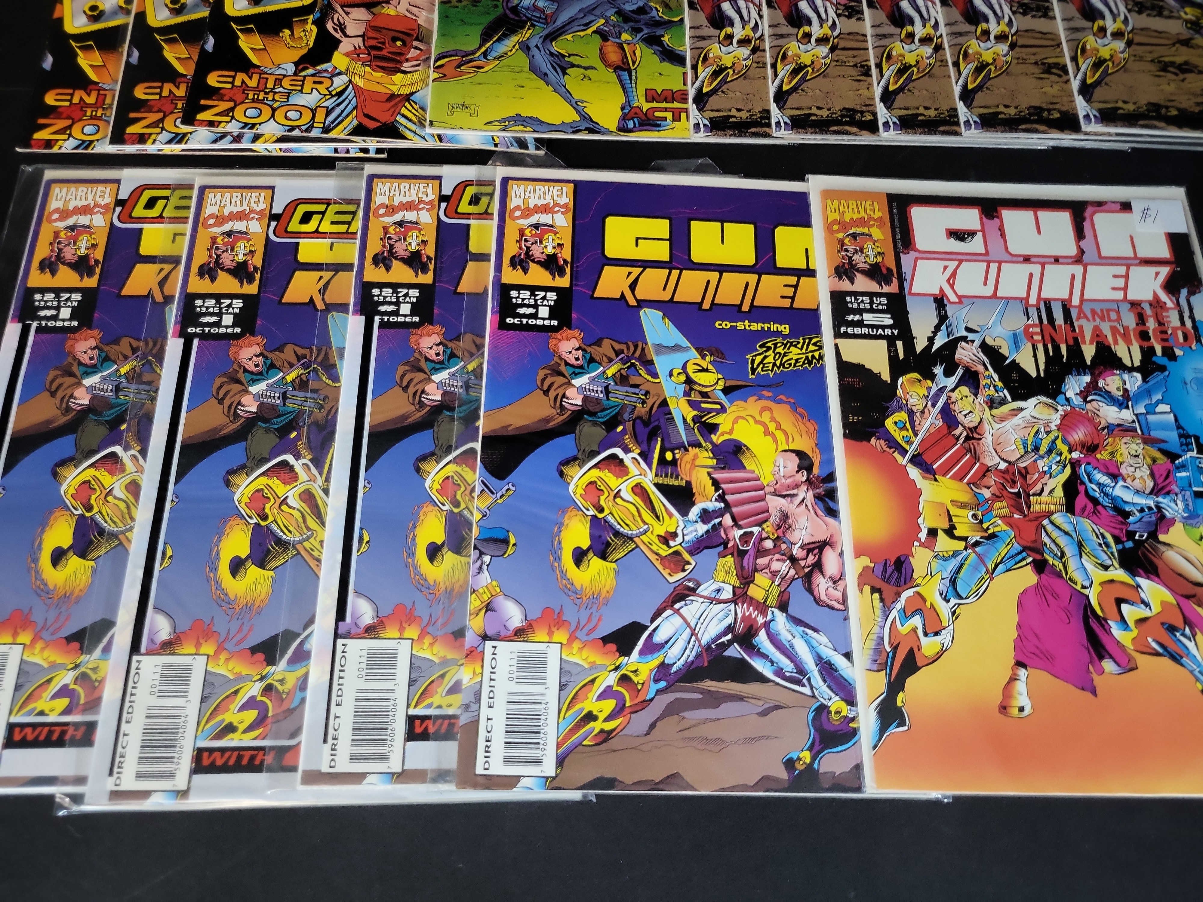 I03616 | Marvel Comics. A Collection of Marvel UK Comics including Motormouth and Gun Runner. Marvel, 1992-1994.