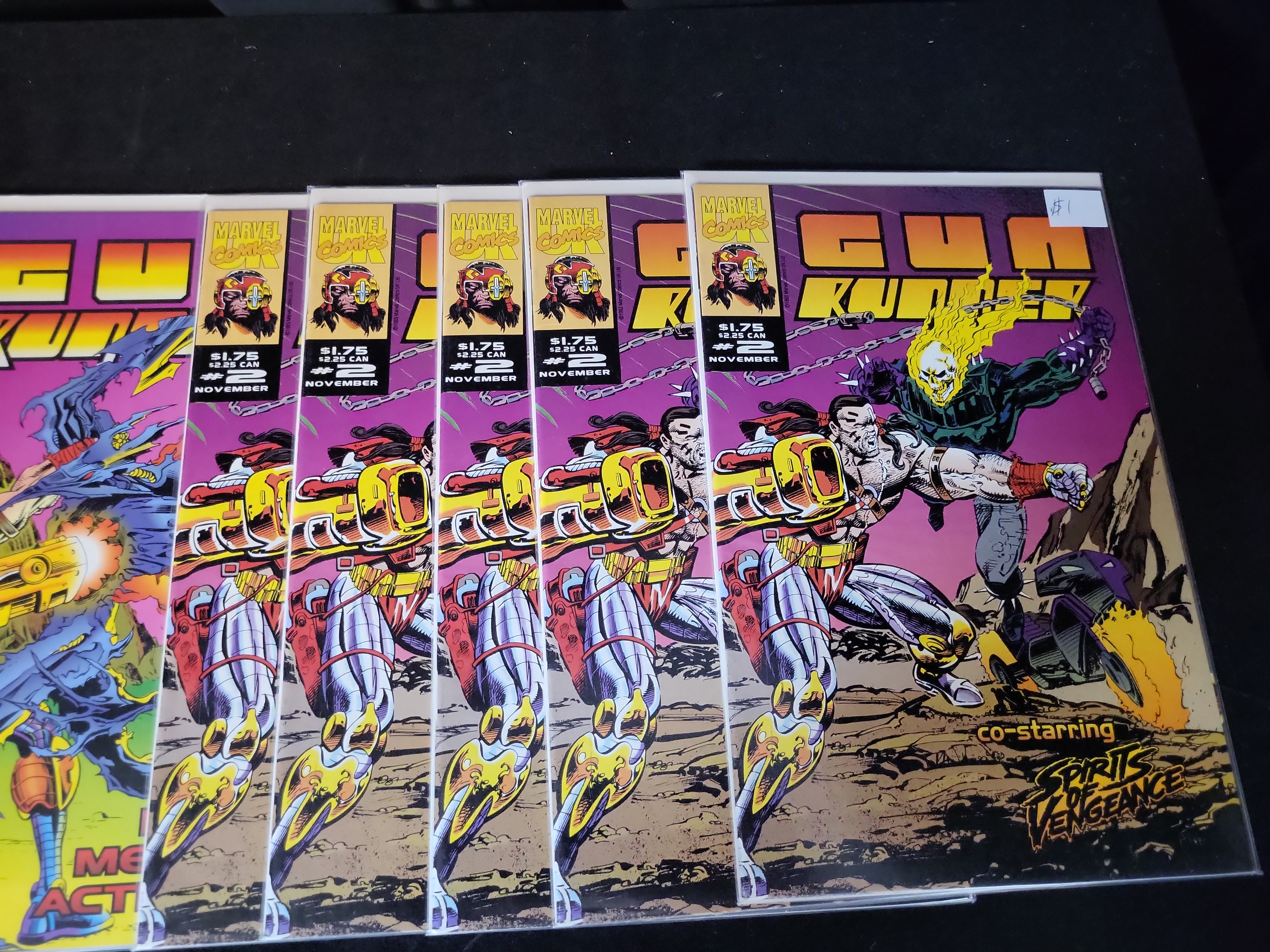 I03616 | Marvel Comics. A Collection of Marvel UK Comics including Motormouth and Gun Runner. Marvel, 1992-1994.