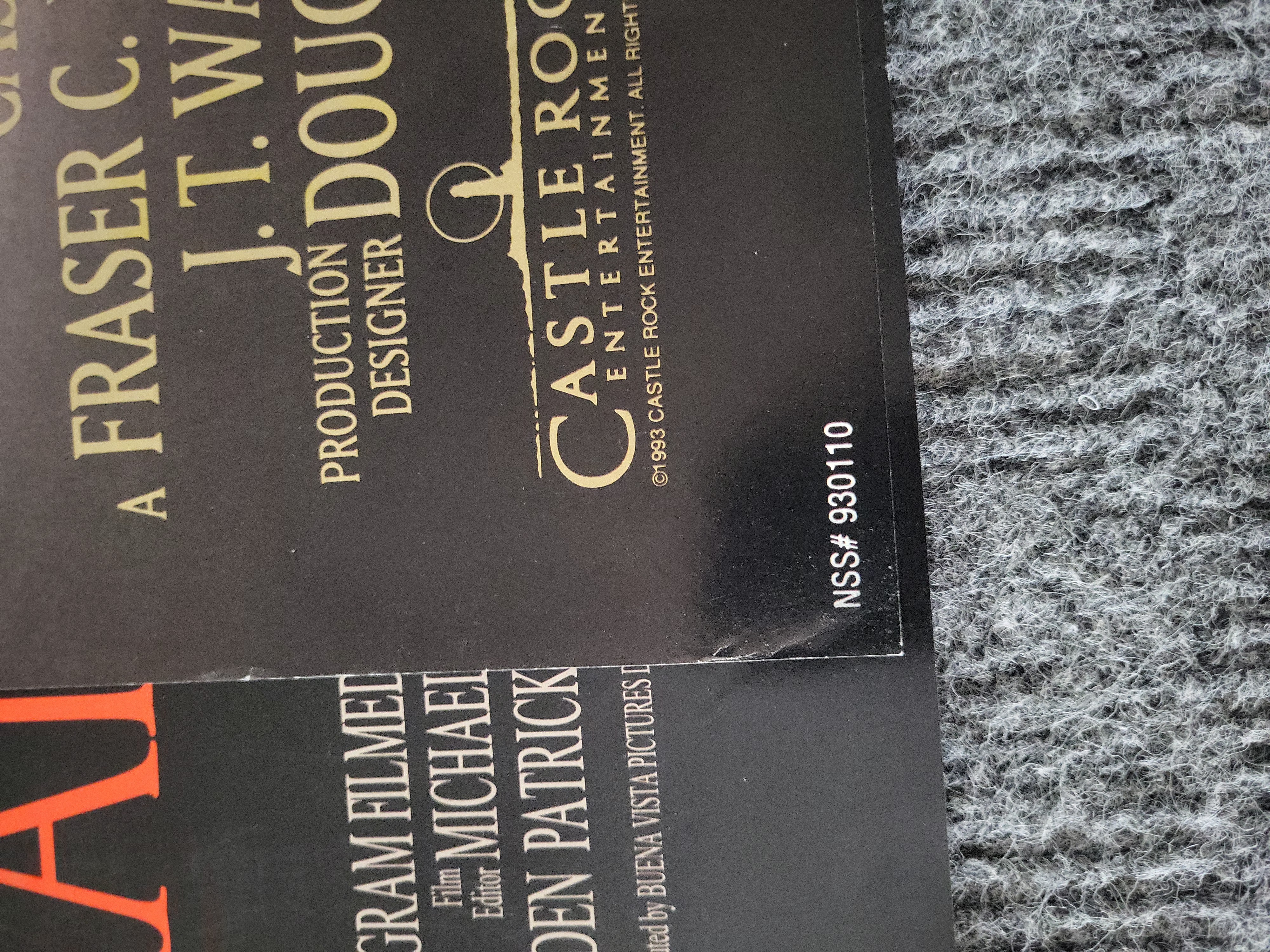 I02852 | Four Original Theatrical Movie Posters Including Needful Things and Deep Rising