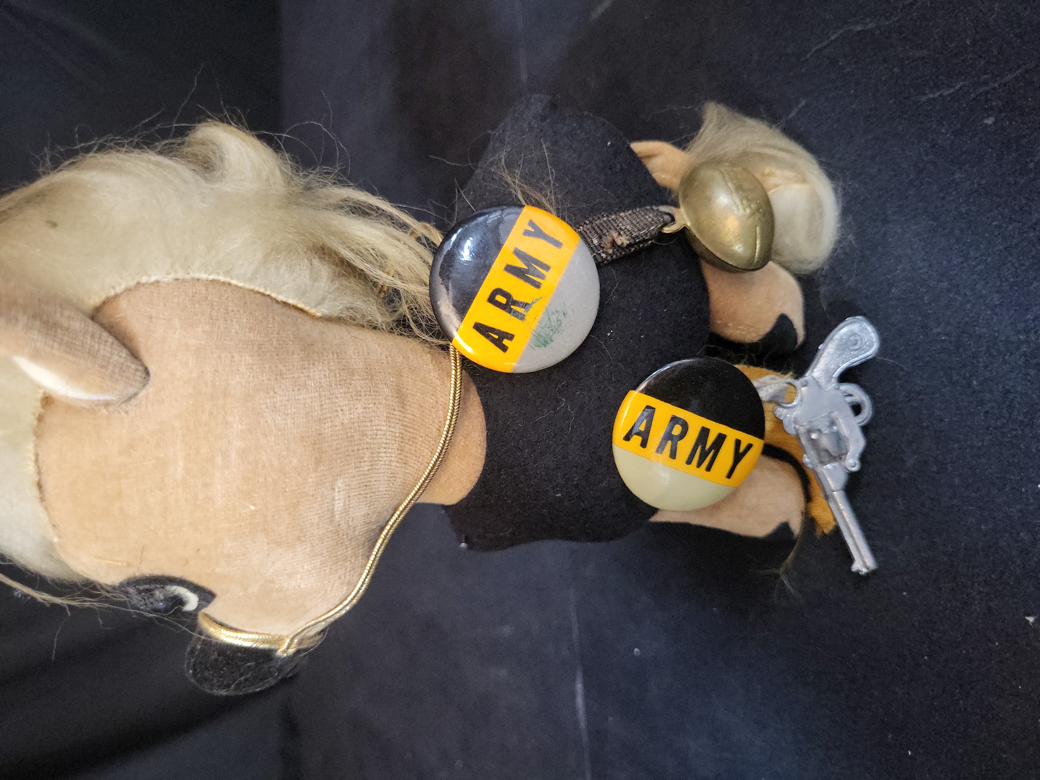 I03223 | Vintage Shiba American Expressions Army Mule Mascot Plush