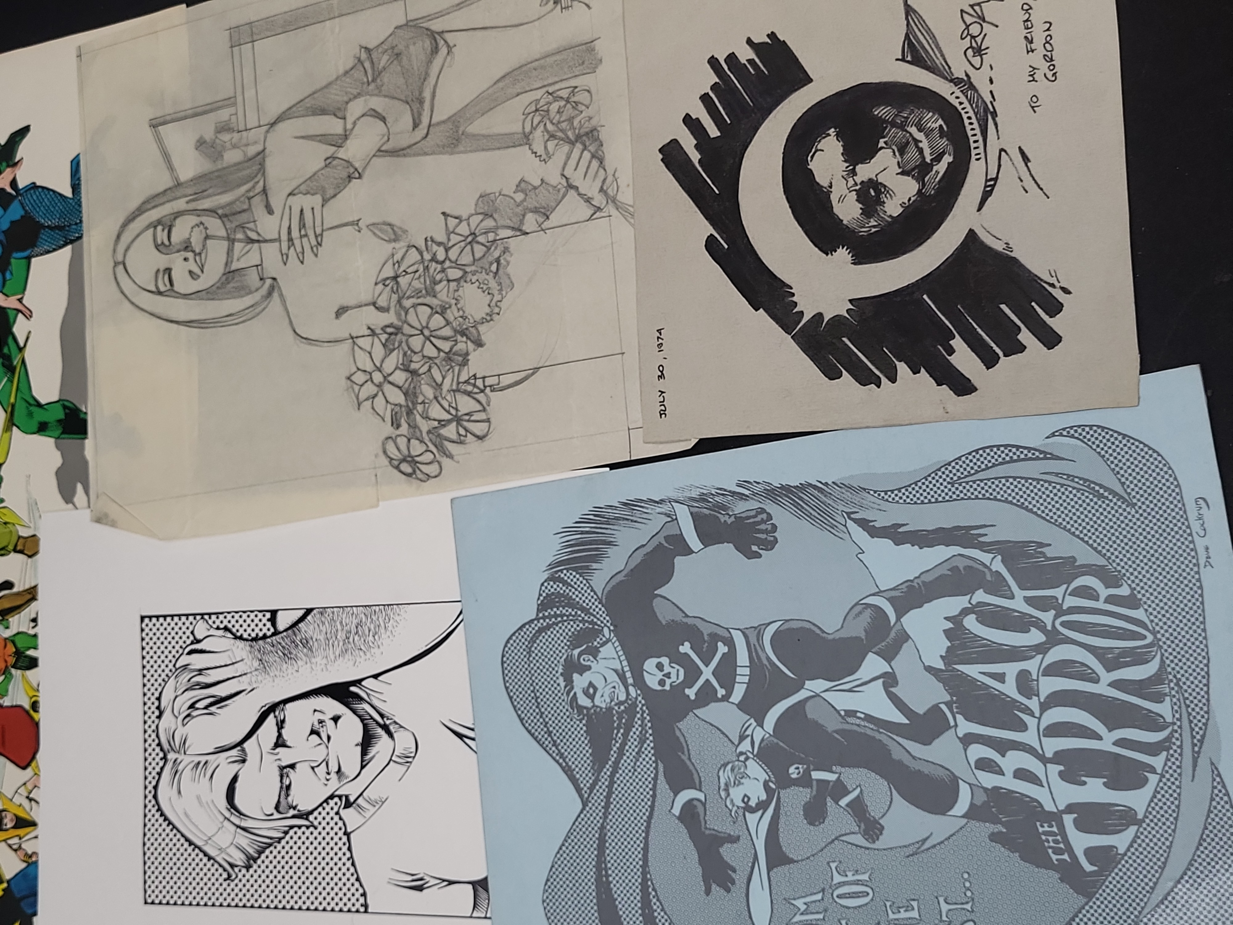 I03350 | A Collection of Comic Book Original Art and Promotional Ephemera