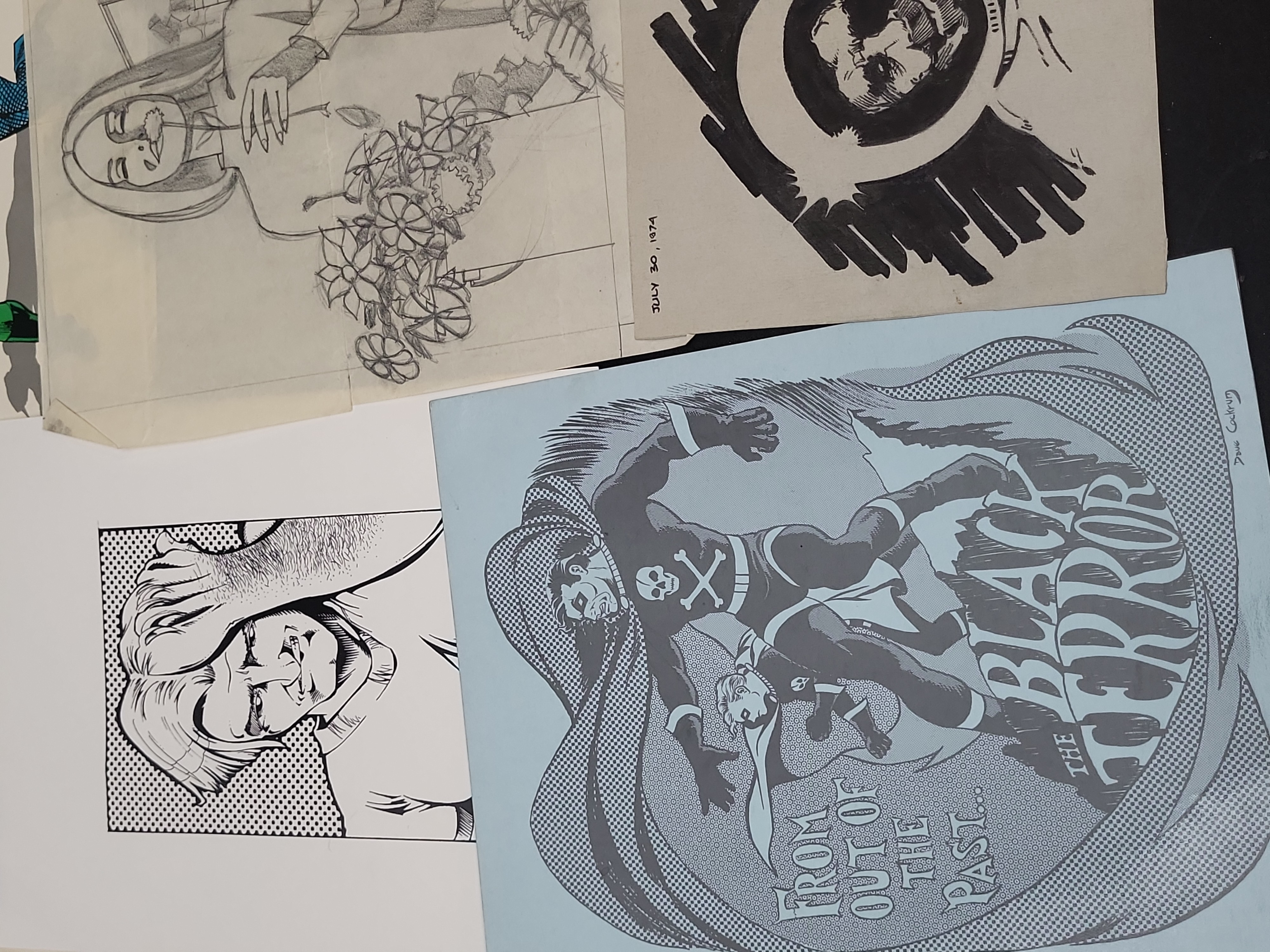I03350 | A Collection of Comic Book Original Art and Promotional Ephemera
