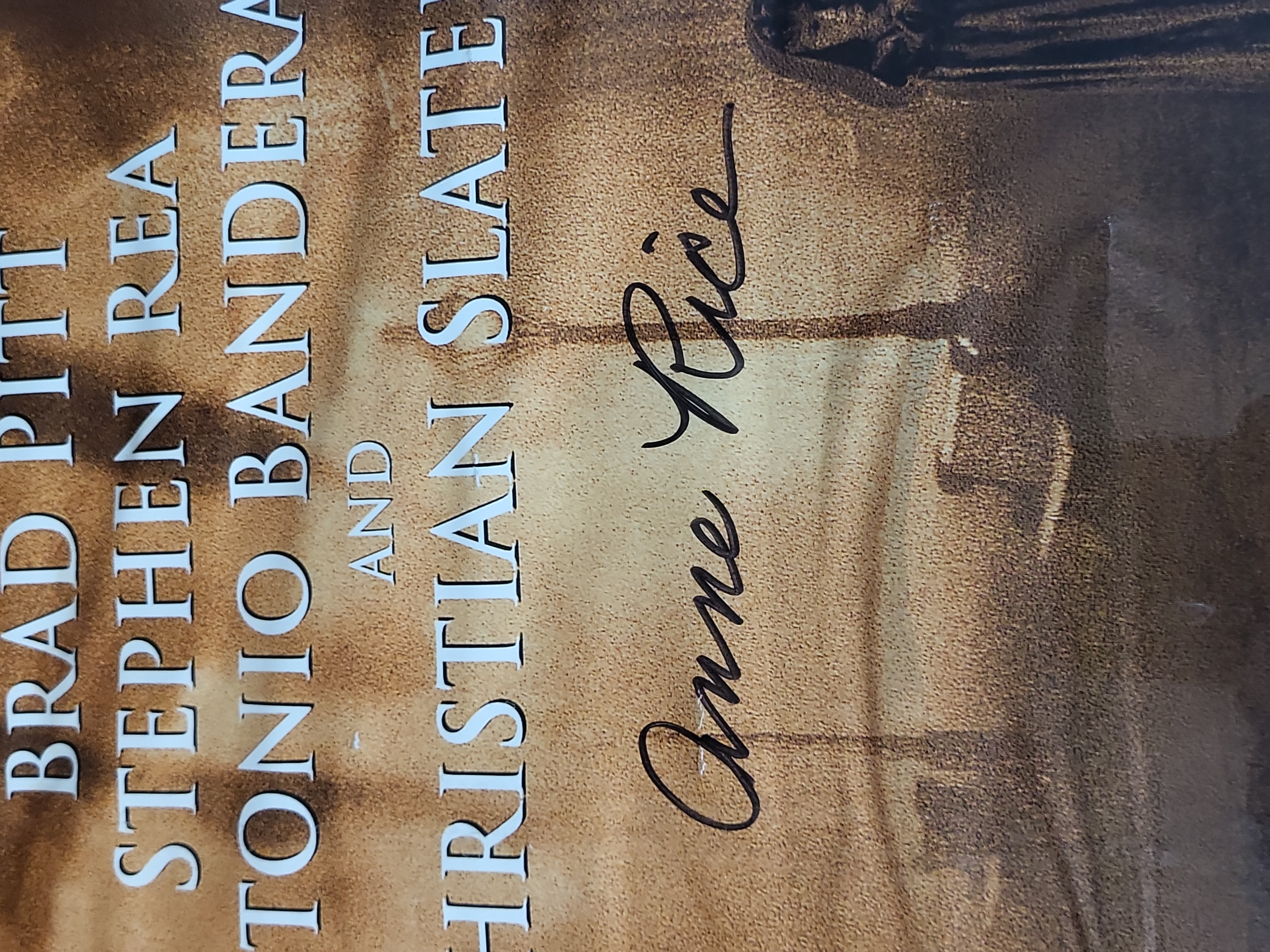 I03667 | Anne Rice Signed Interview with the Vampire 1994 Movie Poster