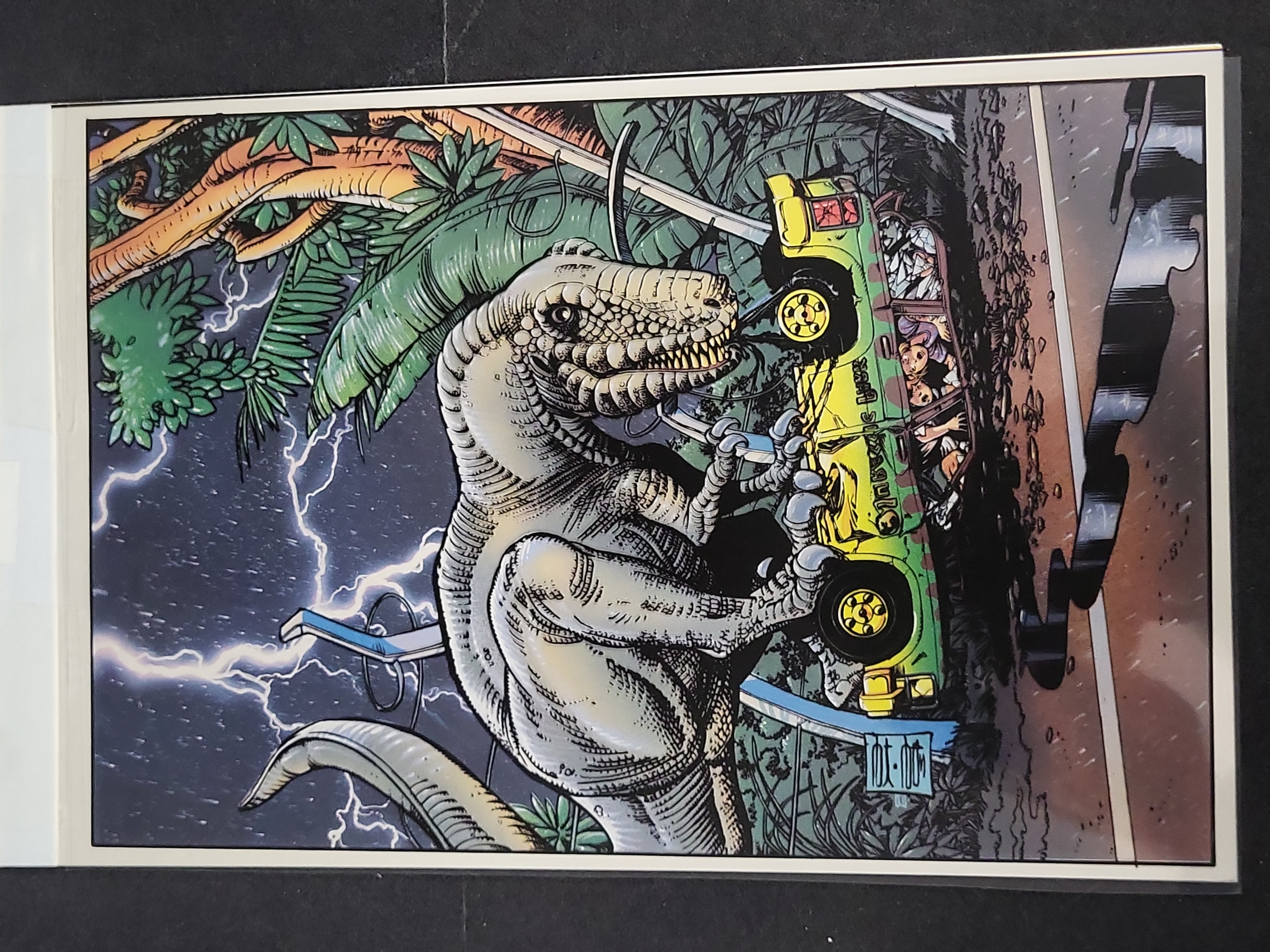 I03336 | A Set of Jurassic Park Comic Production Proofs and Acetate Overlay