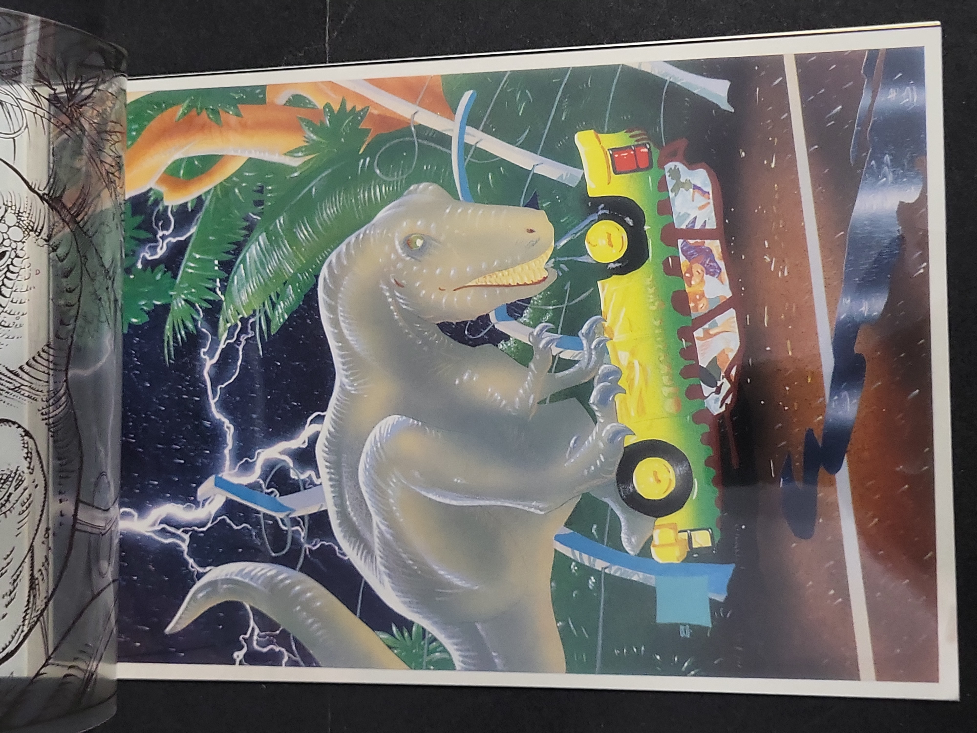 I03336 | A Set of Jurassic Park Comic Production Proofs and Acetate Overlay