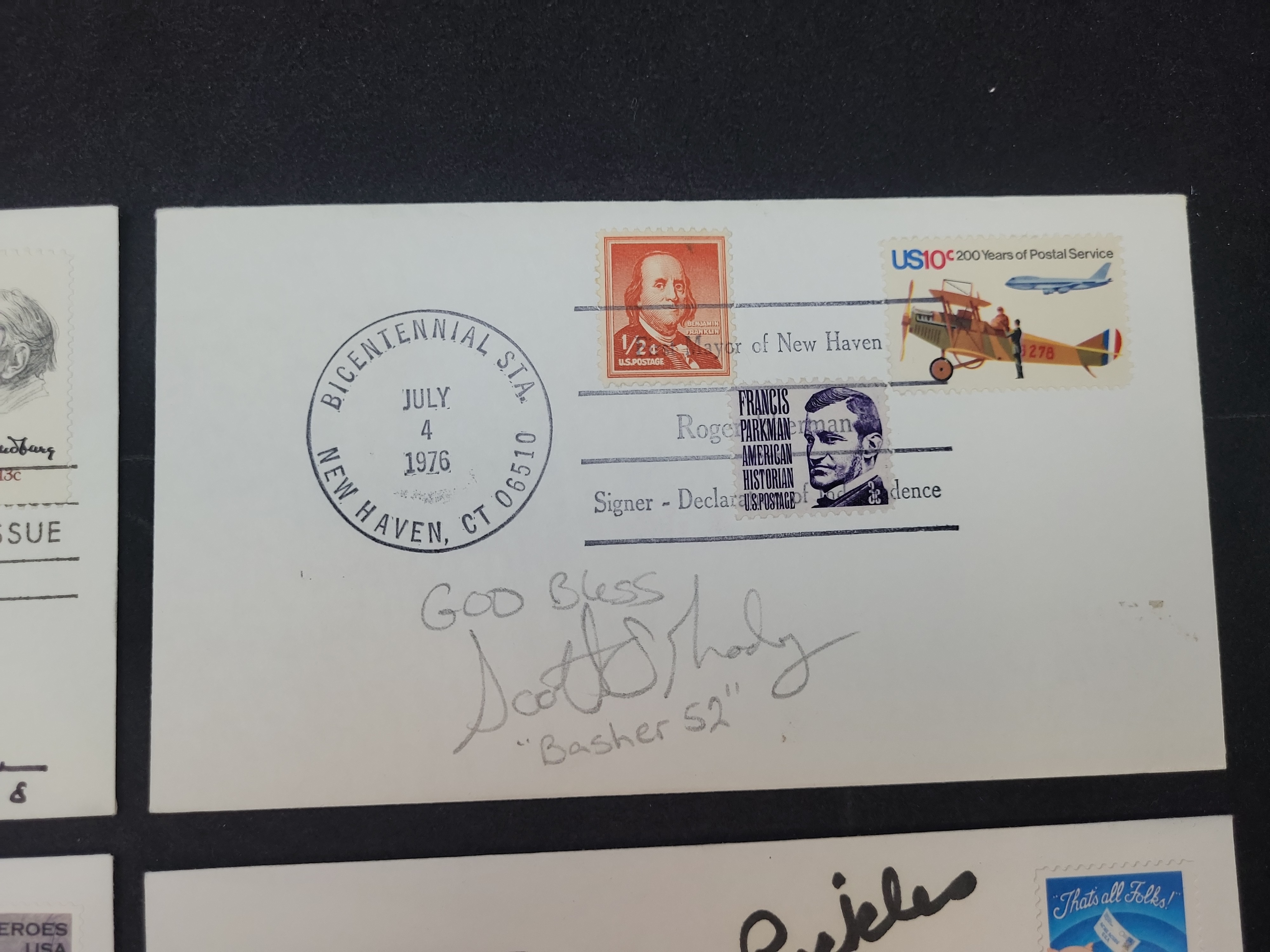 I03363 | A Collection of Four Autographed Commemorative Envelopes and First Day Covers featuring Don Rickles and Martin Sheen