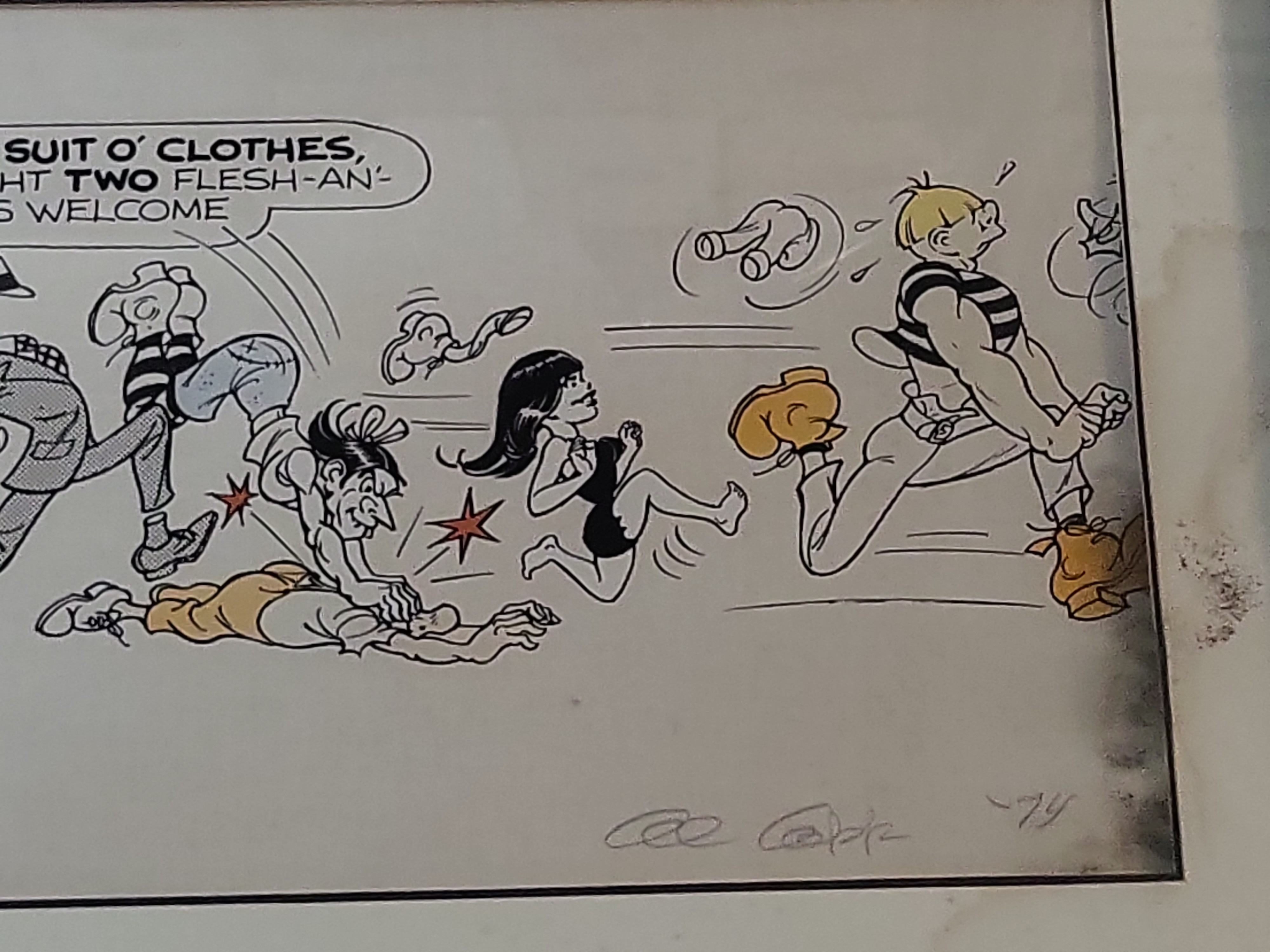 I03913 | Al Capp (1909-1979), Whuffo is Yo Chasin, Signed Artist Proof Lithograph, 1974