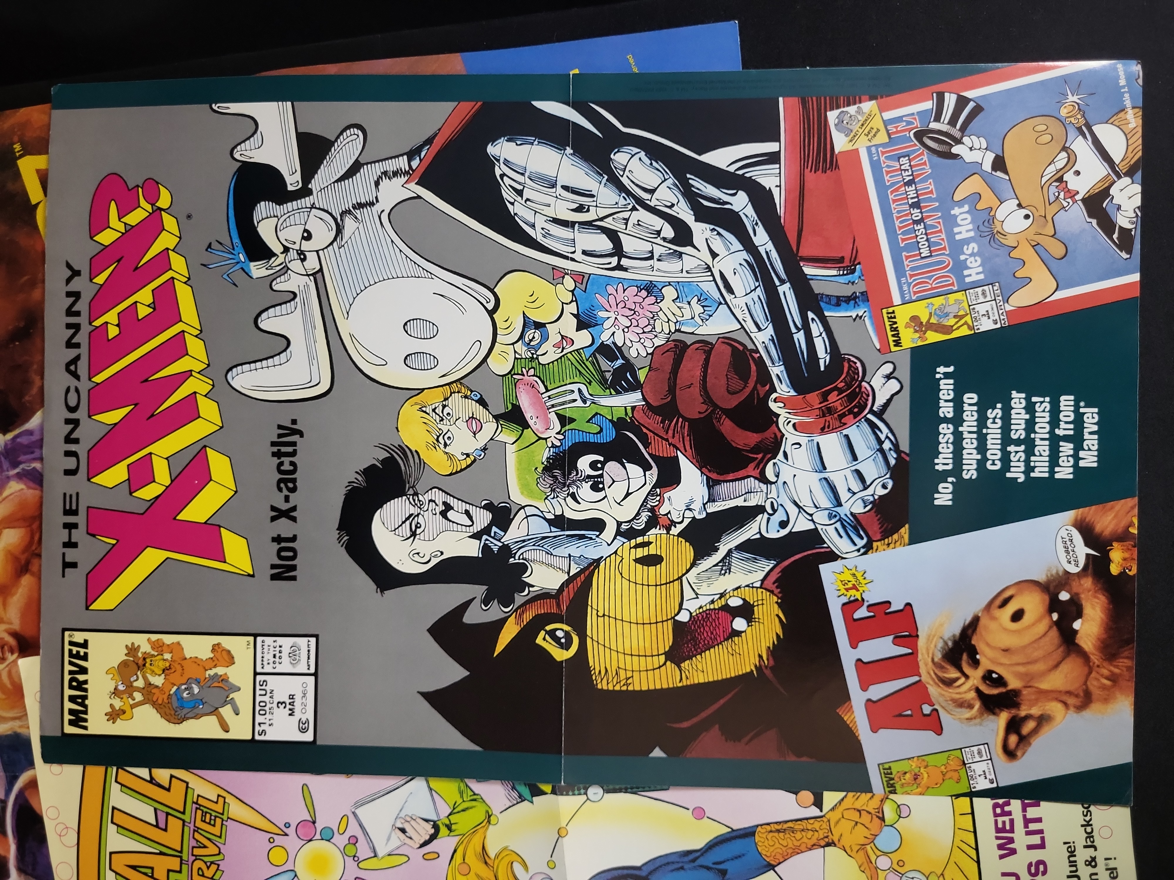 I03897 | Collection of Seven Vintage Original Marvel Comics Retailer Promotional Posters 1986-1988