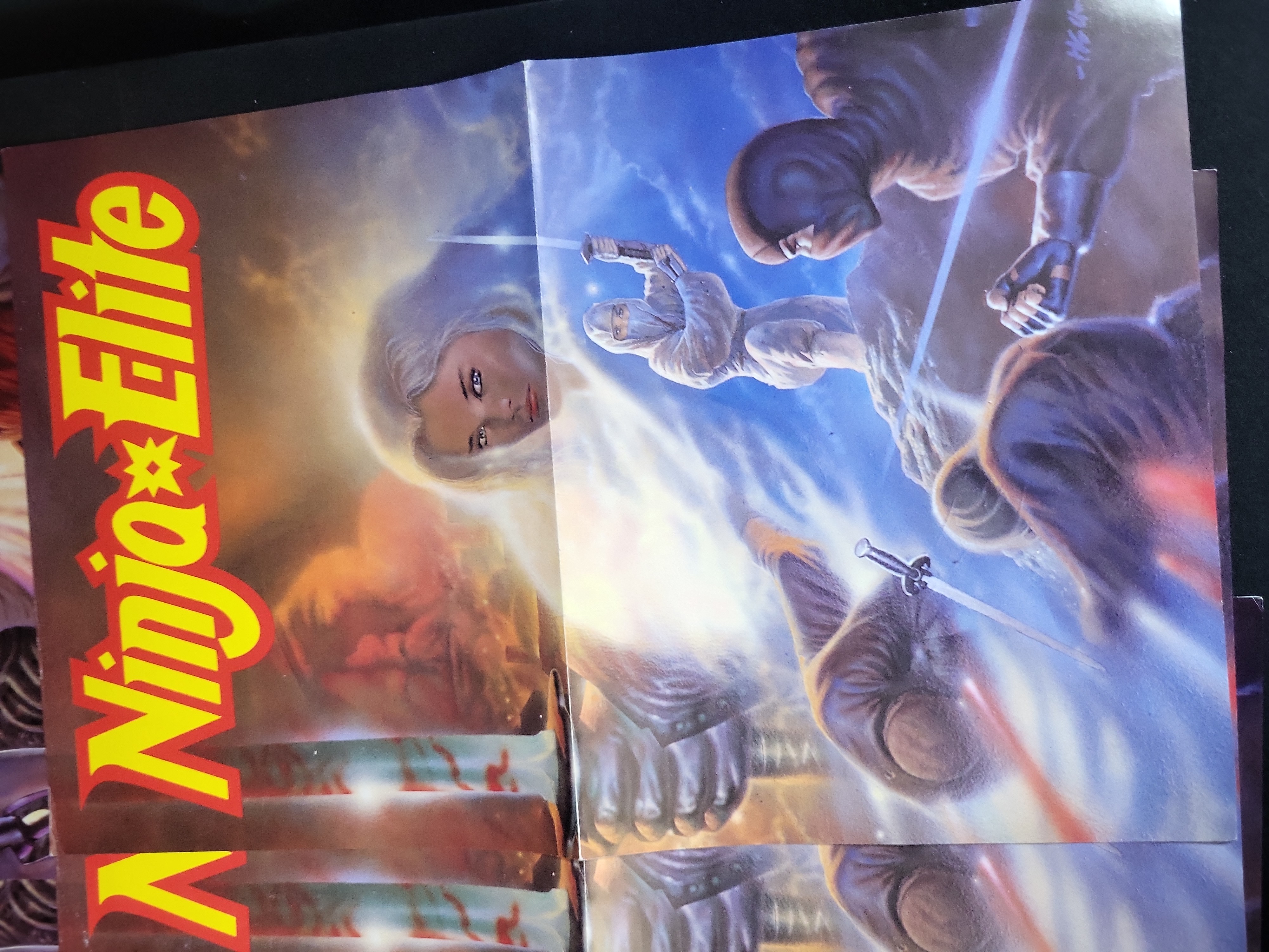 I03898 | A Collection of roughly 20 Adventurers and Ninja Elite Comic Book Cover Production Proofs
