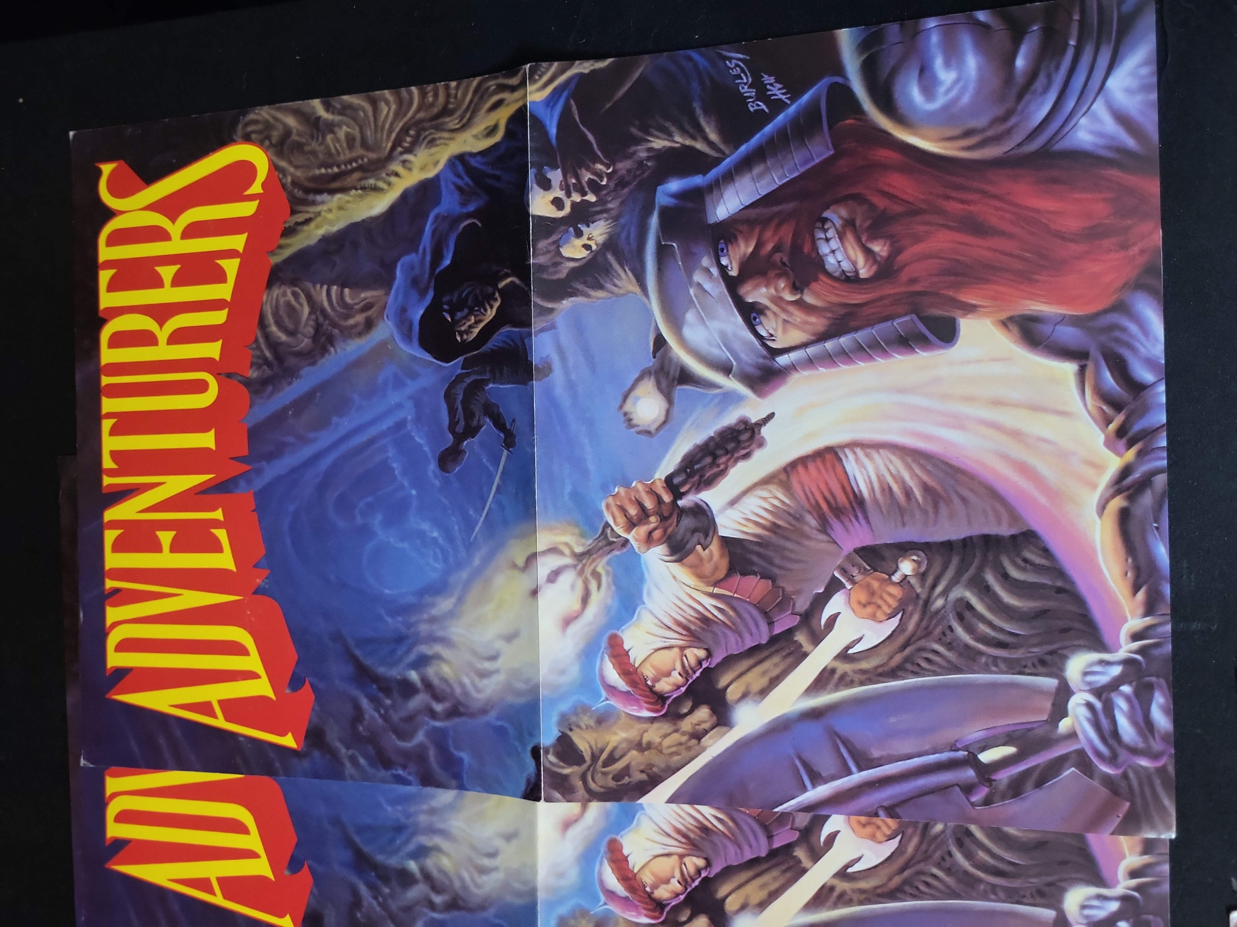 I03898 | A Collection of roughly 20 Adventurers and Ninja Elite Comic Book Cover Production Proofs