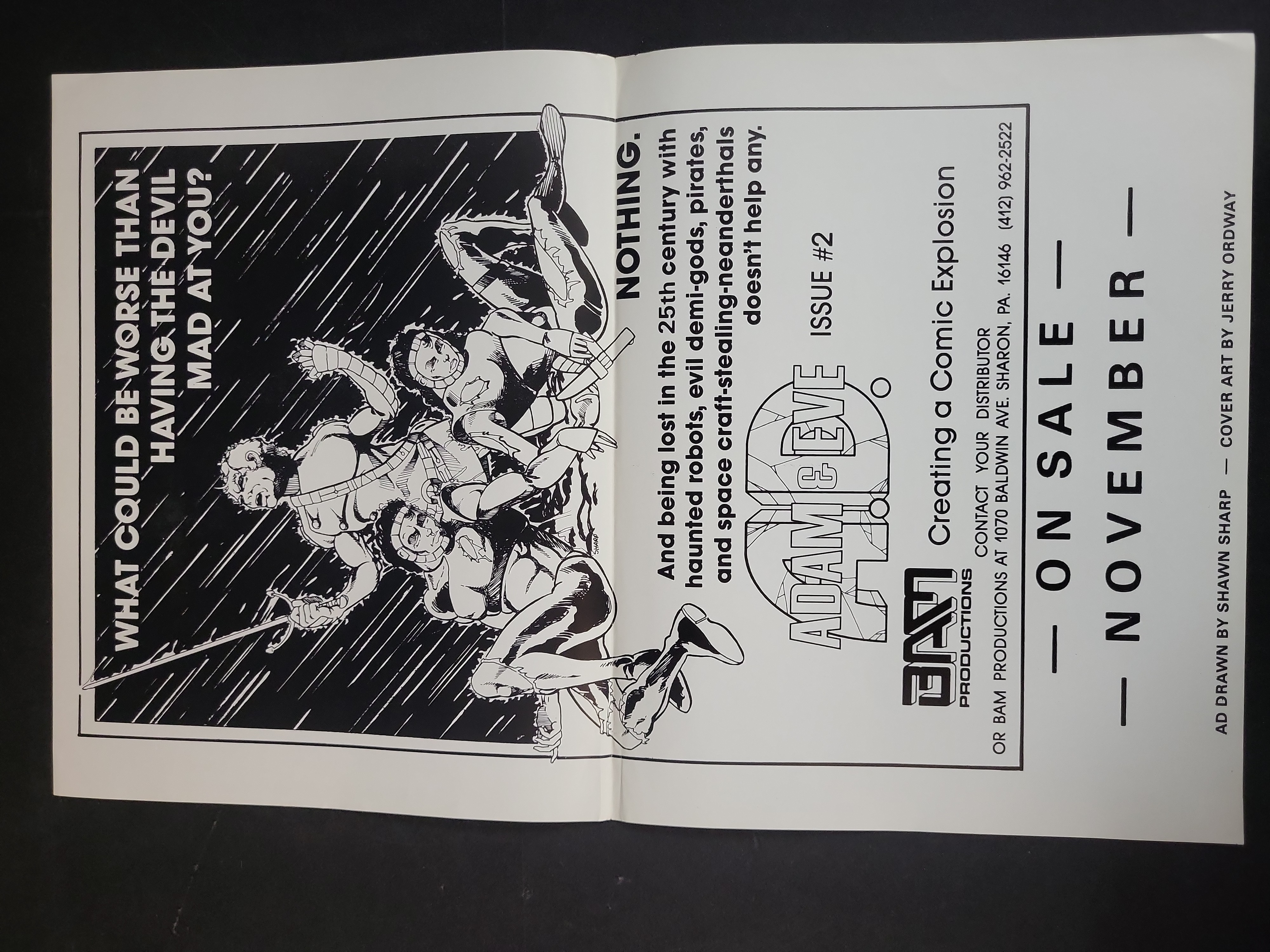 I03900 | A Lot of Six Independent Comic Book Promotional Posters and Flyers, 1986
