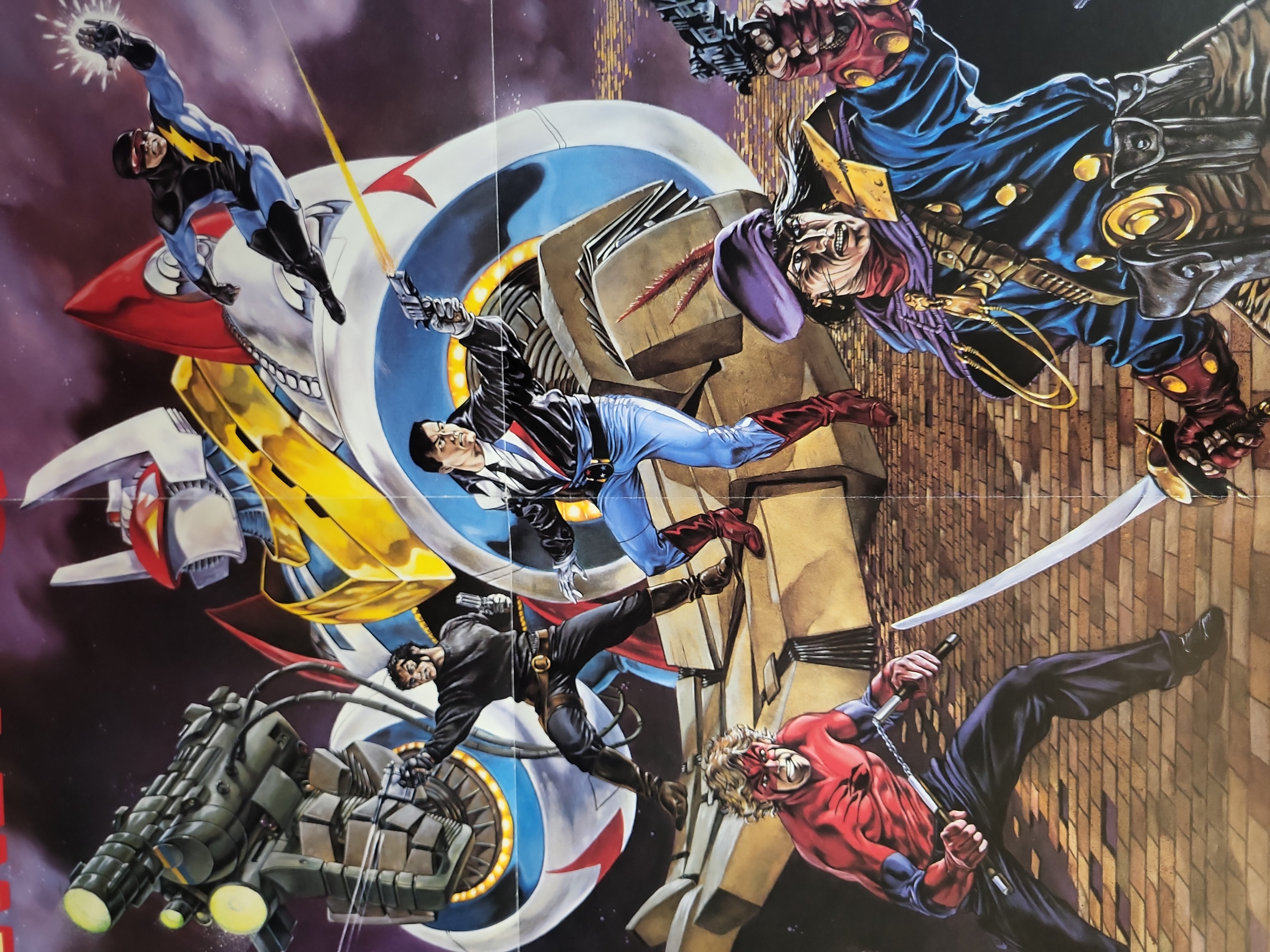 I03910 | A Collection of Seven Vintage Comic Book and Publishing Promotional Retailer Posters 1987-1990