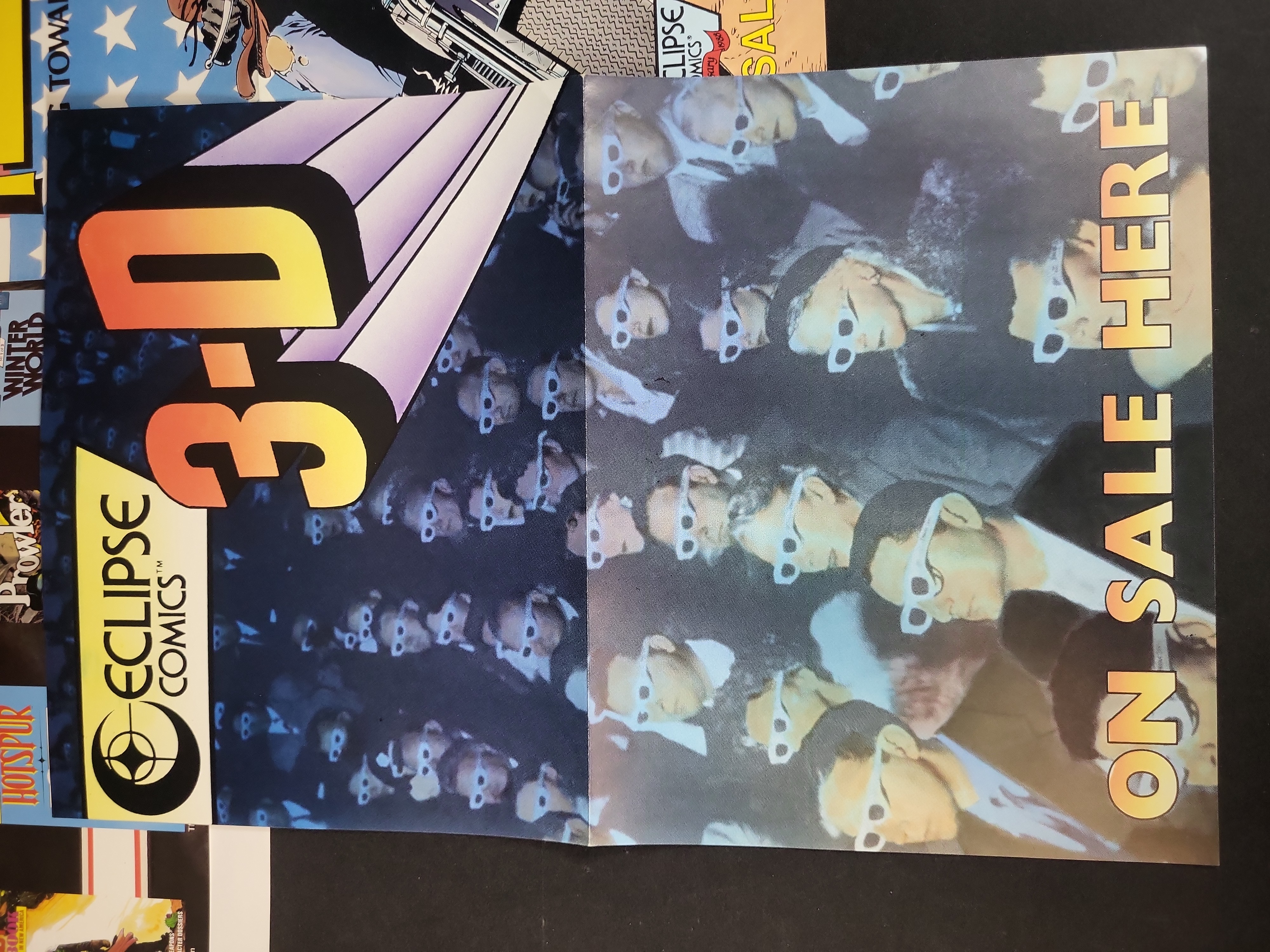 I03911 | An Assortment of Eclipse Comics Promotional Posters and 1987-1988 Catalog