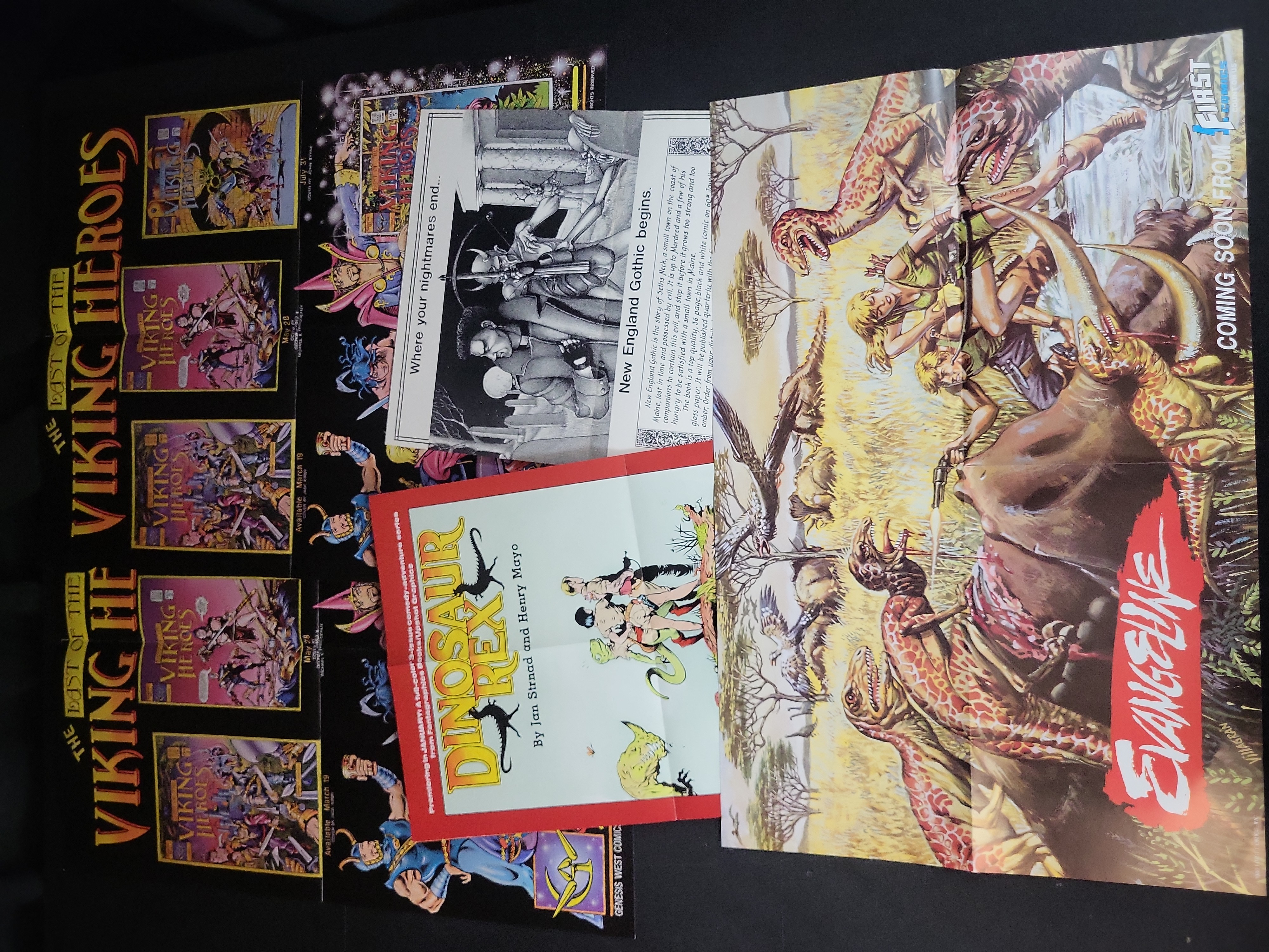 I03904 | Collection of Independent Comic Book Promotional Posters and Marketing Ephemera, 1986-1987