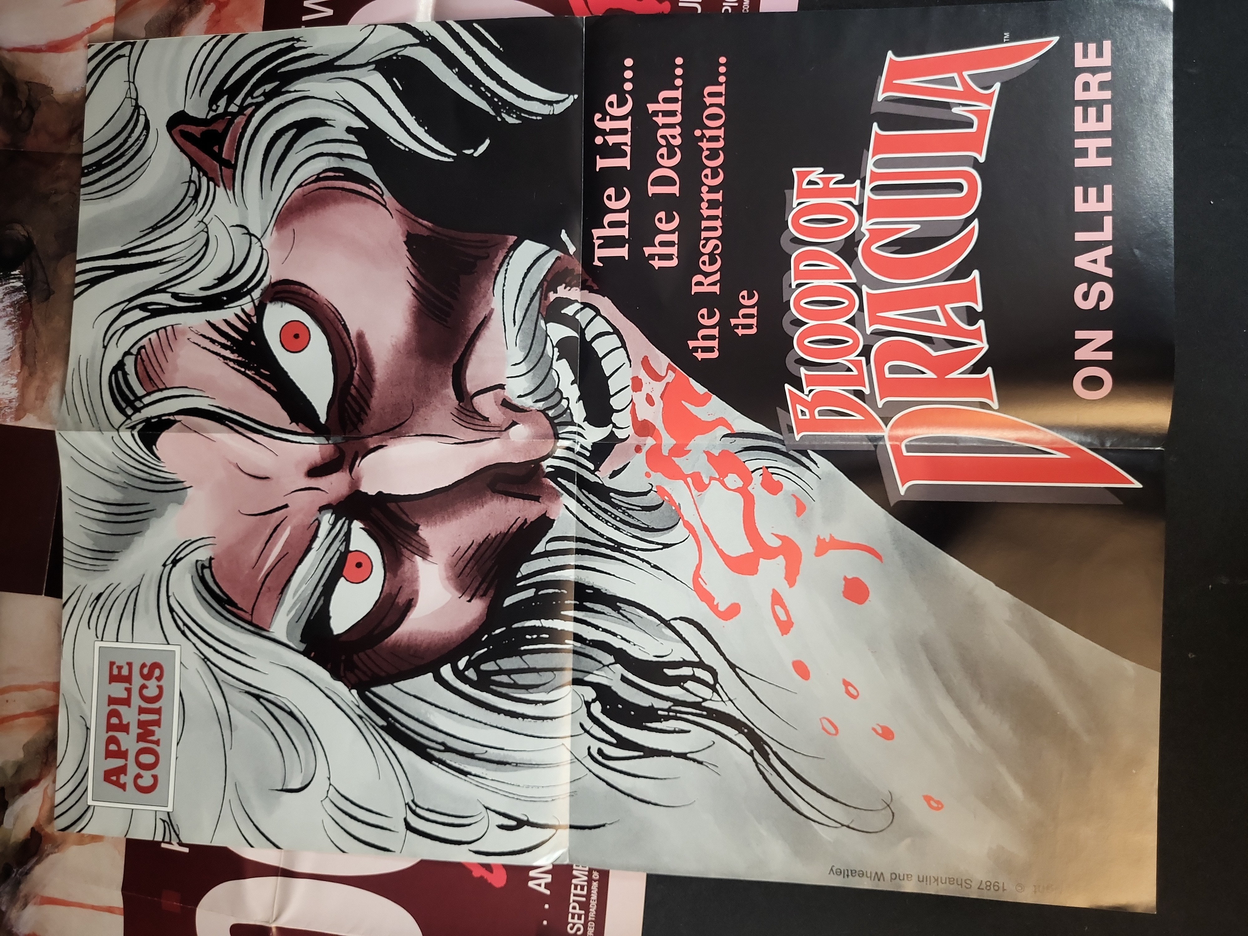 I03909 | Collection of Comic Book Promotional Posters and Flyers including Blood A Tale and Blood of Dracula