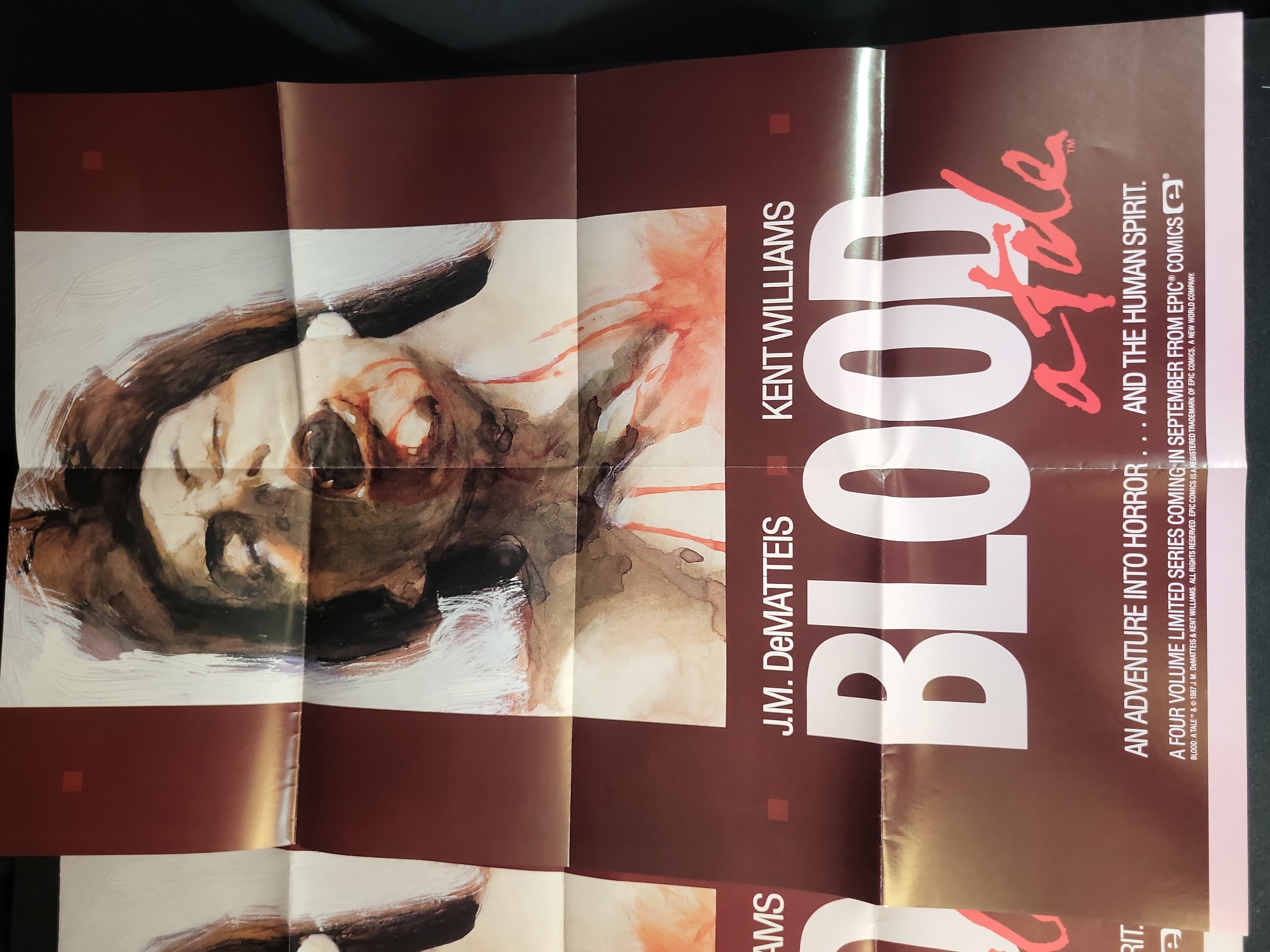I03909 | Collection of Comic Book Promotional Posters and Flyers including Blood A Tale and Blood of Dracula